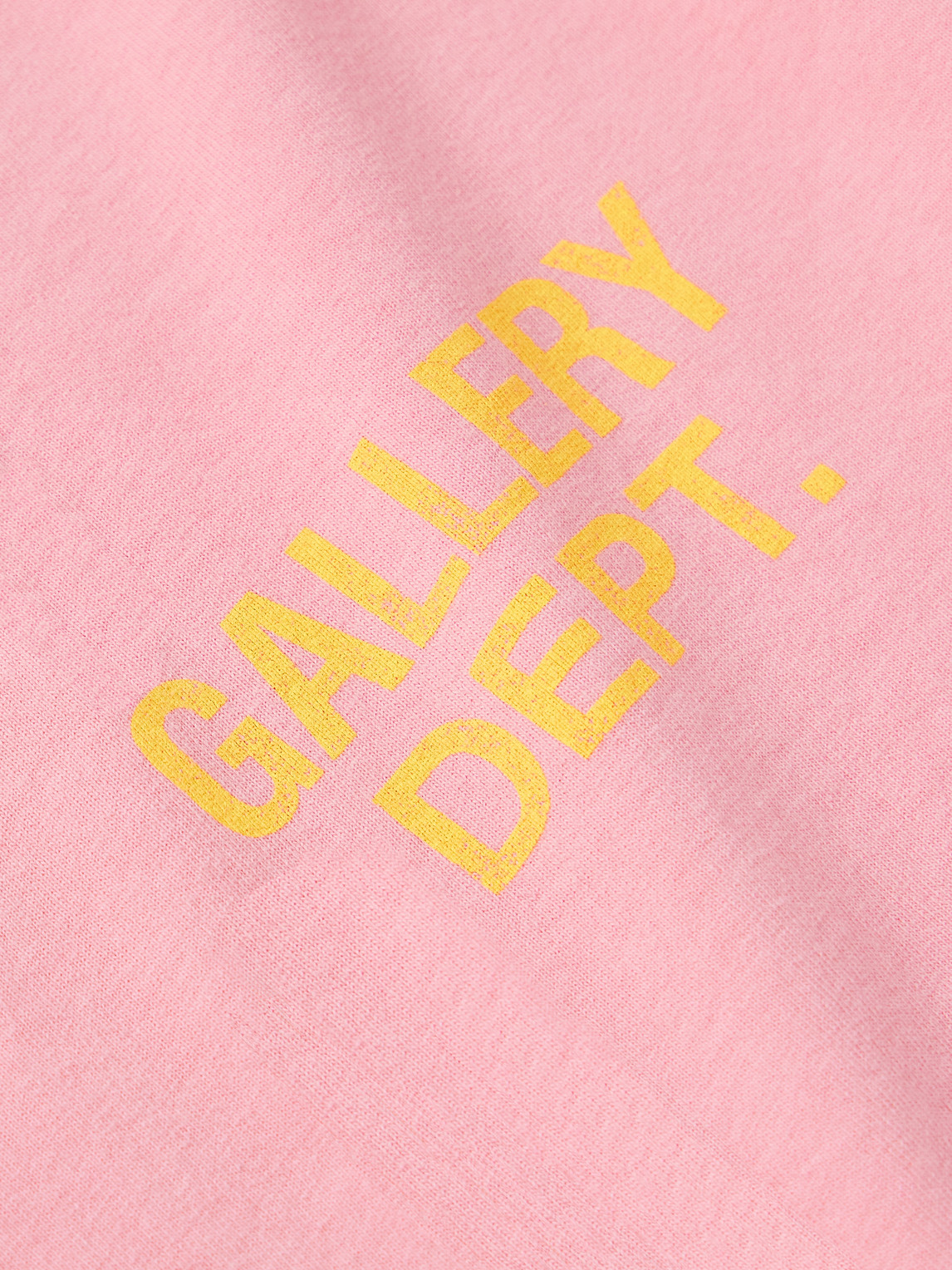 Gallery Dept. Souvenir Logo-print Cotton-jersey T-shirt In Pink
