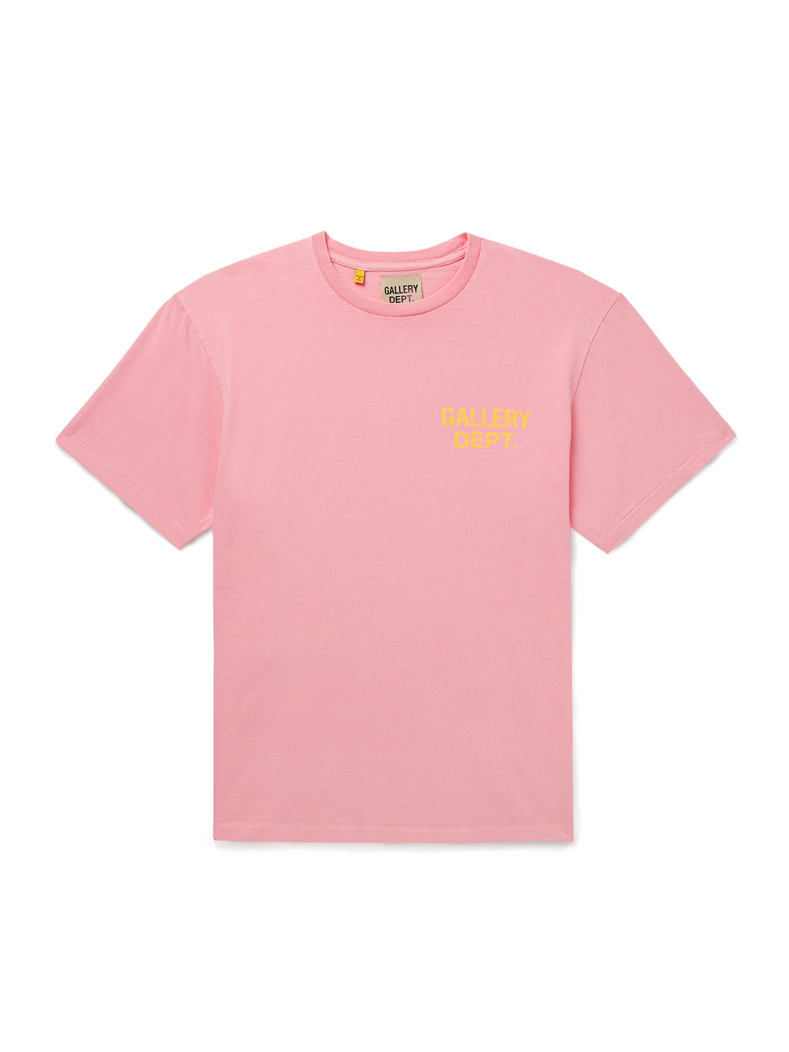 Gallery Dept. Souvenir Logo-print Cotton-jersey T-shirt In Pink