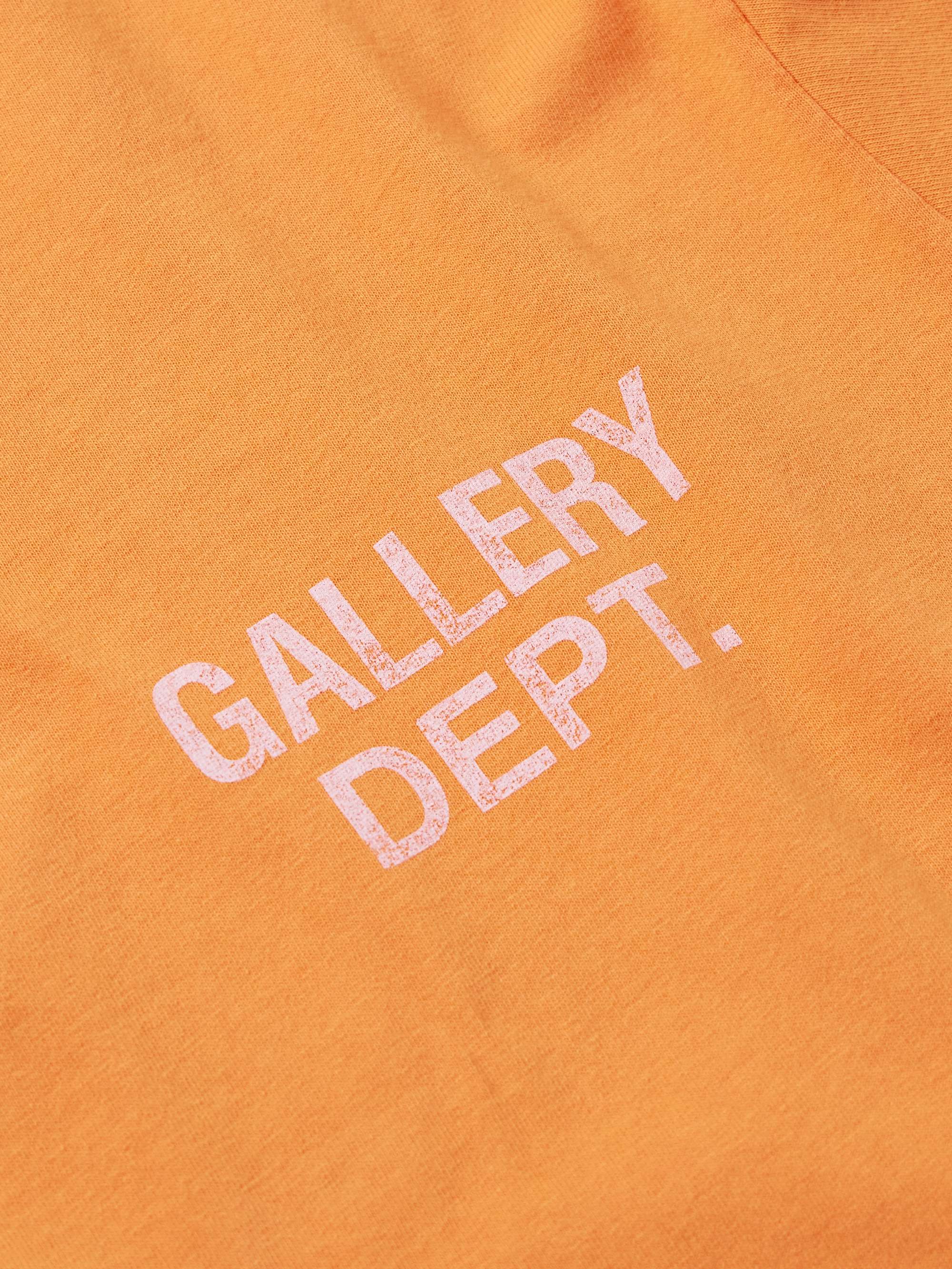 GALLERY DEPT. 로고 프린트 코튼 저지 티셔츠