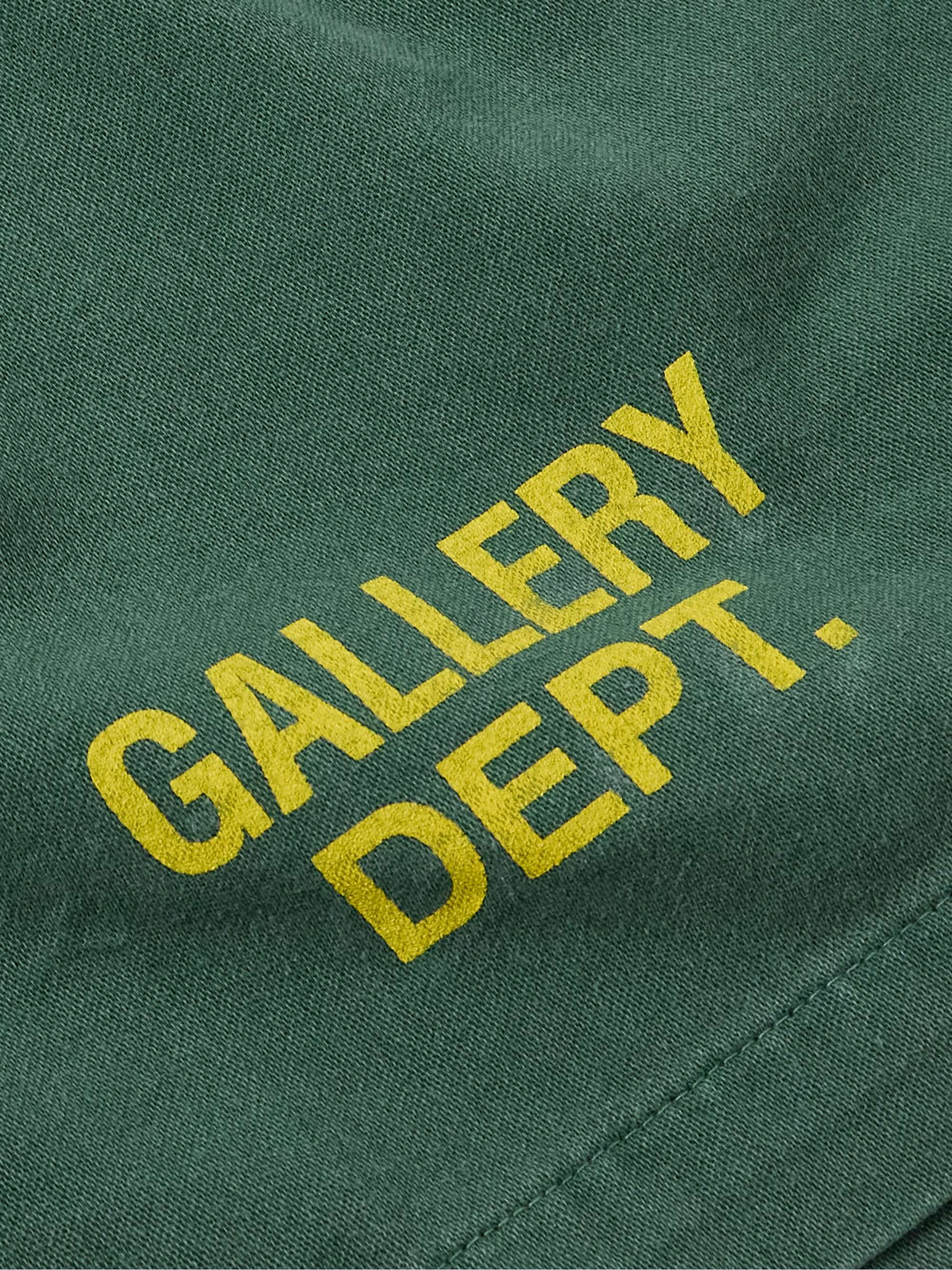 GALLERY DEPT. Zuma Straight-Leg Logo-Print Cotton-Jersey Shorts