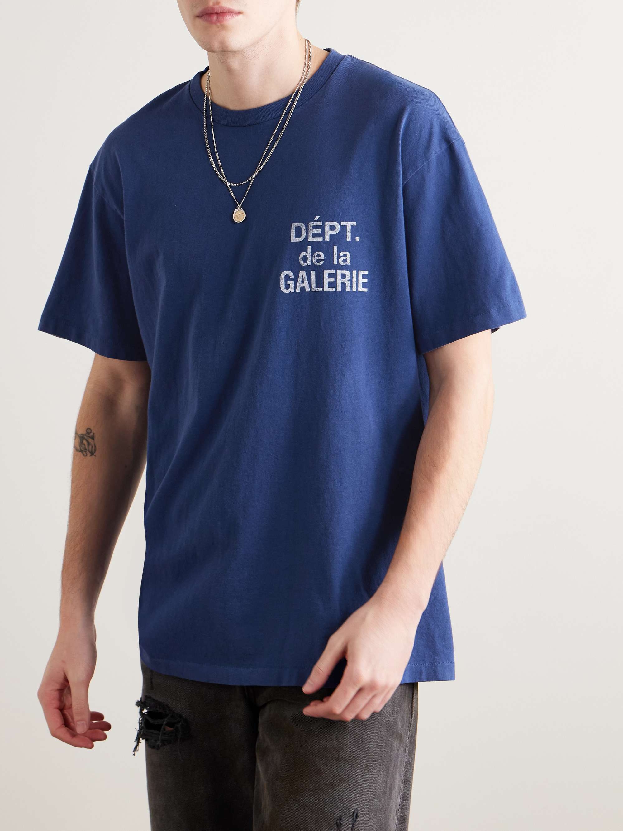 GALLERY DEPT. Logo-Print Cotton-Jersey T-Shirt