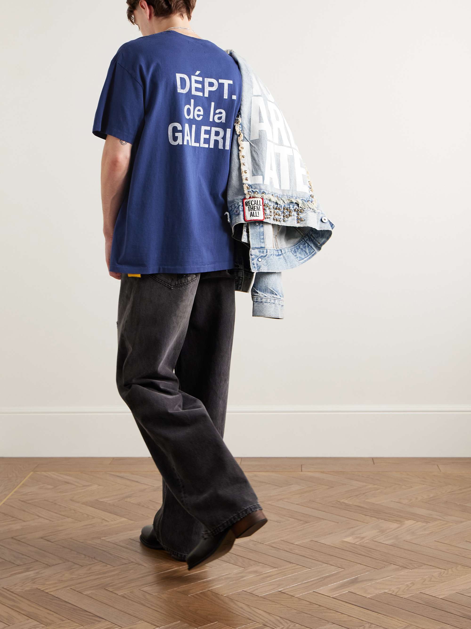 GALLERY DEPT. Logo-Print Cotton-Jersey T-Shirt