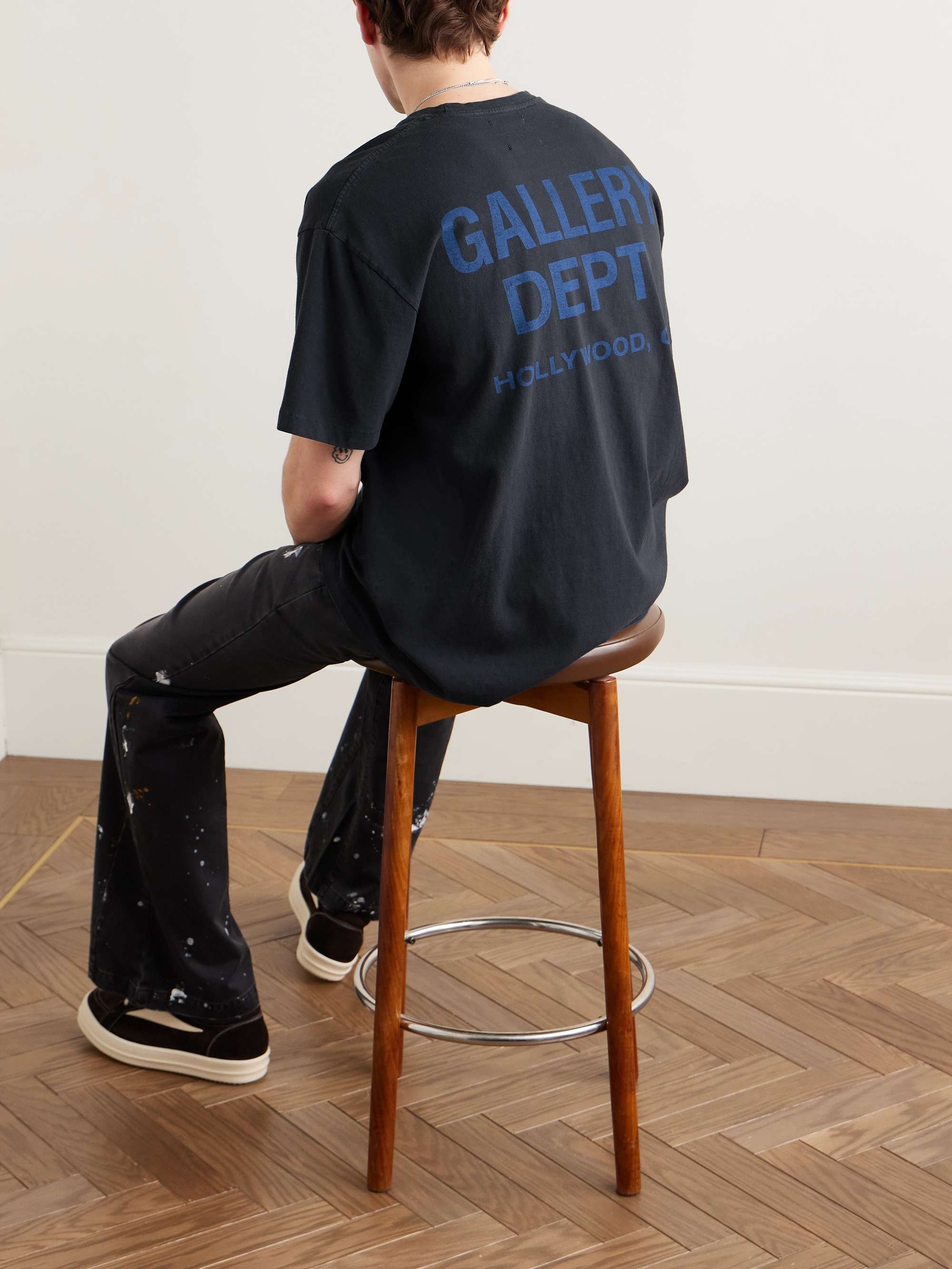 GALLERY DEPT. Logo-Print Cotton-Jersey T-Shirt