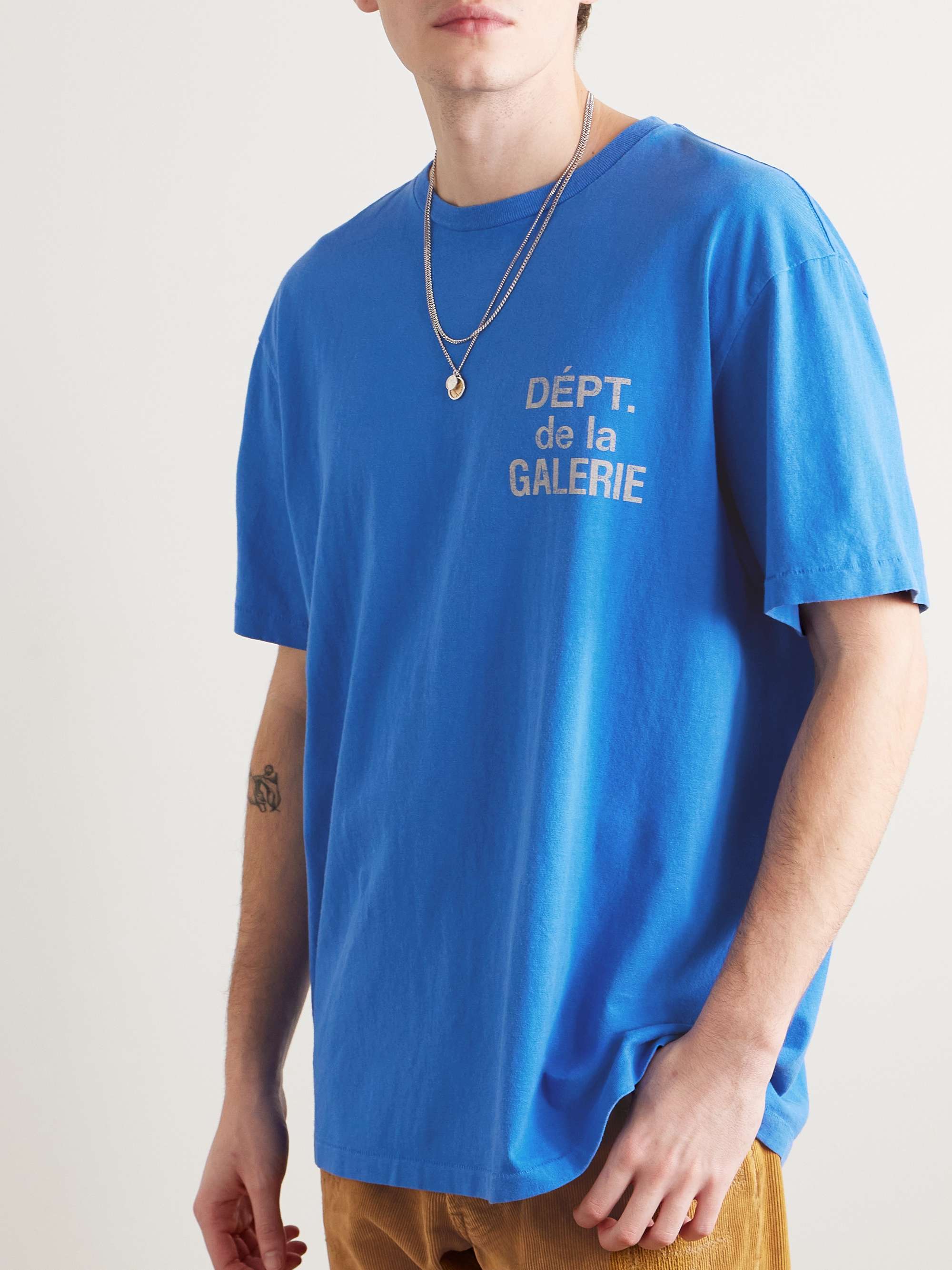 GALLERY DEPT. Logo-Print Cotton-Jersey T-Shirt
