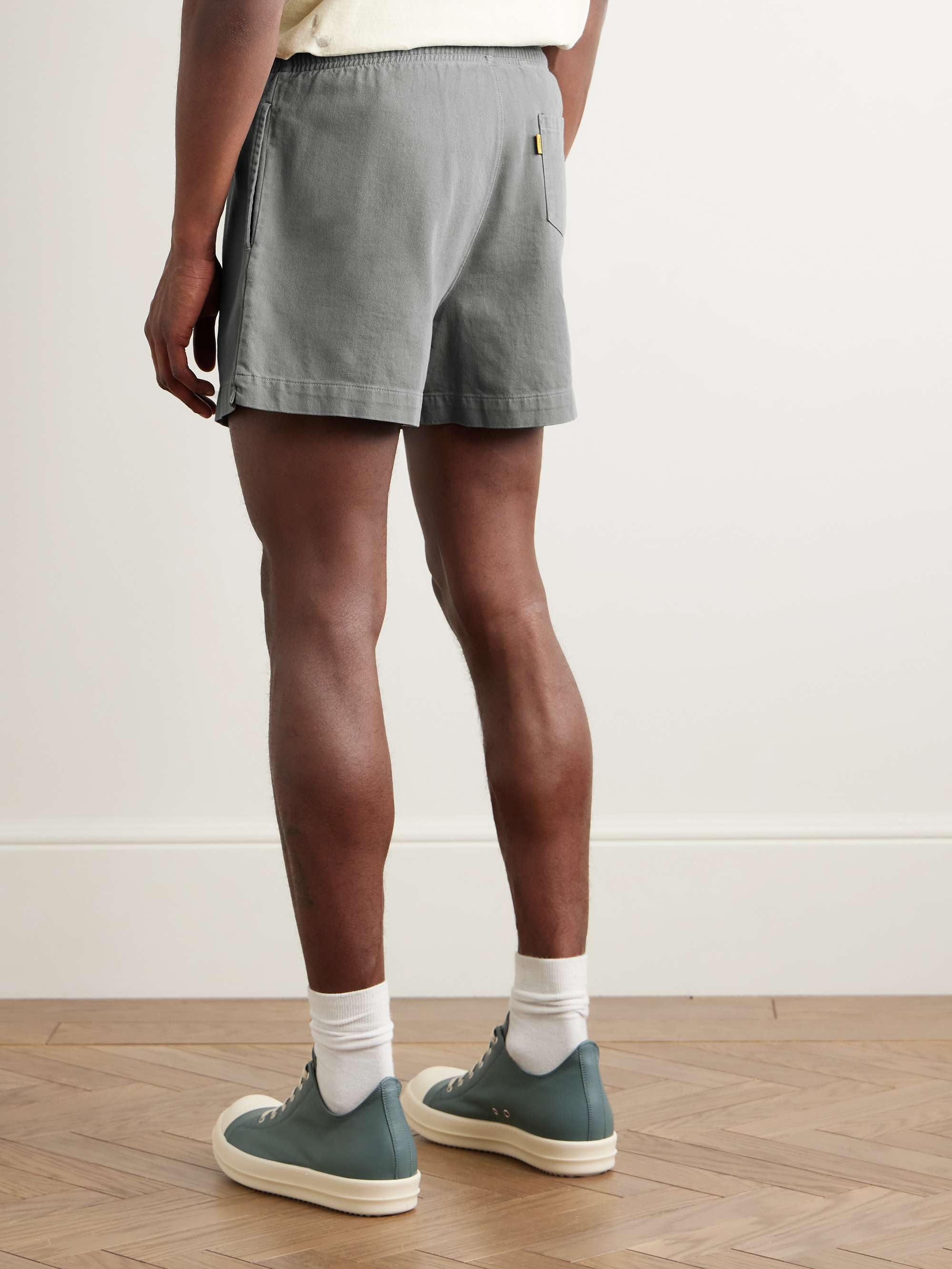 GALLERY DEPT. Zuma Straight-Leg Logo-Print Cotton-Jersey Shorts