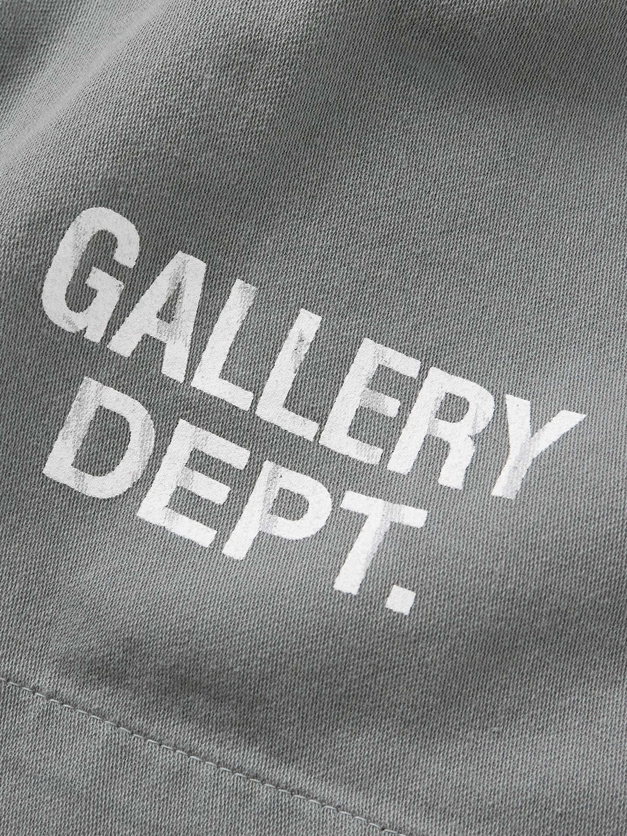 GALLERY DEPT. Zuma Straight-Leg Logo-Print Cotton-Jersey Shorts