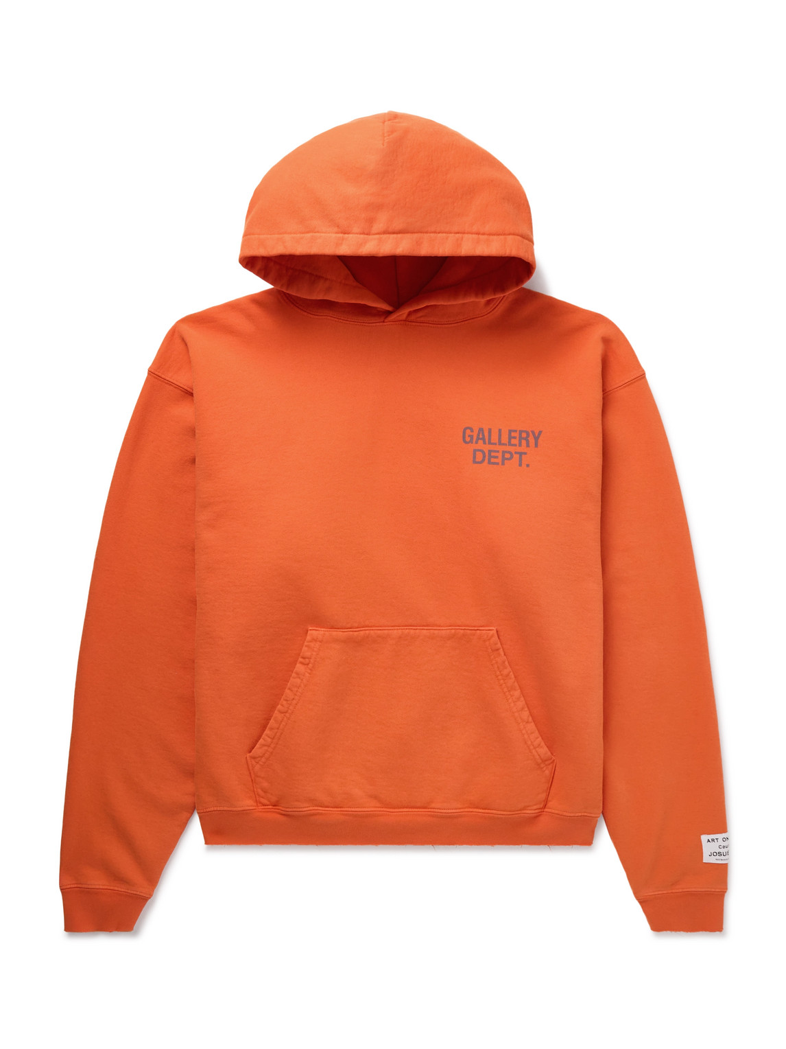 90's Oversized Logo-Print Cotton-Jersey Hoodie
