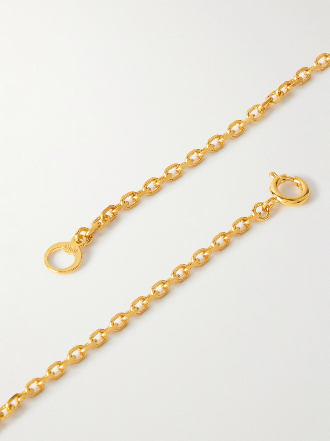 Mikia Polaris Gold-plated Diamond Pendant Necklace In Gold