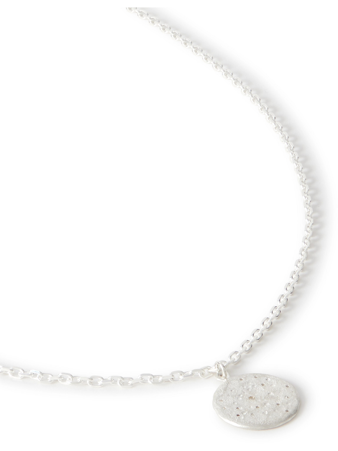 Polaris Sterling Silver Diamond Pendant Necklace