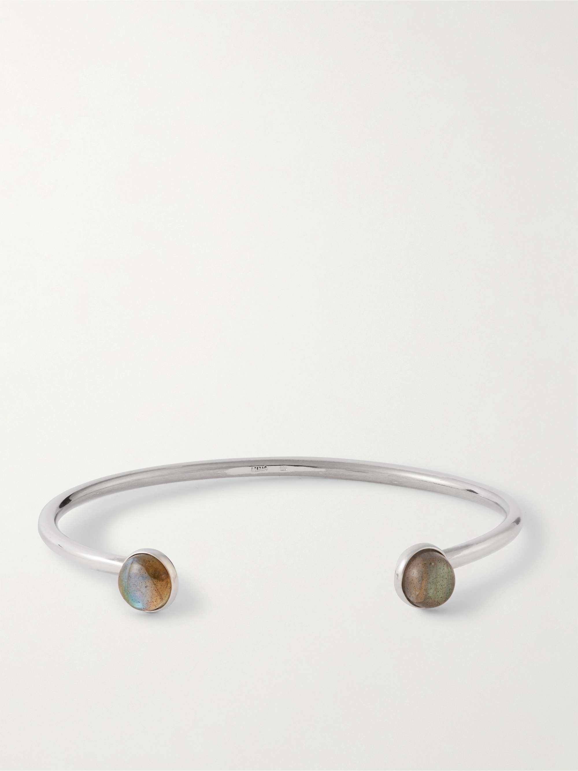 Sterling silver Labradorite bangle Sterling silver Labradorite bangle