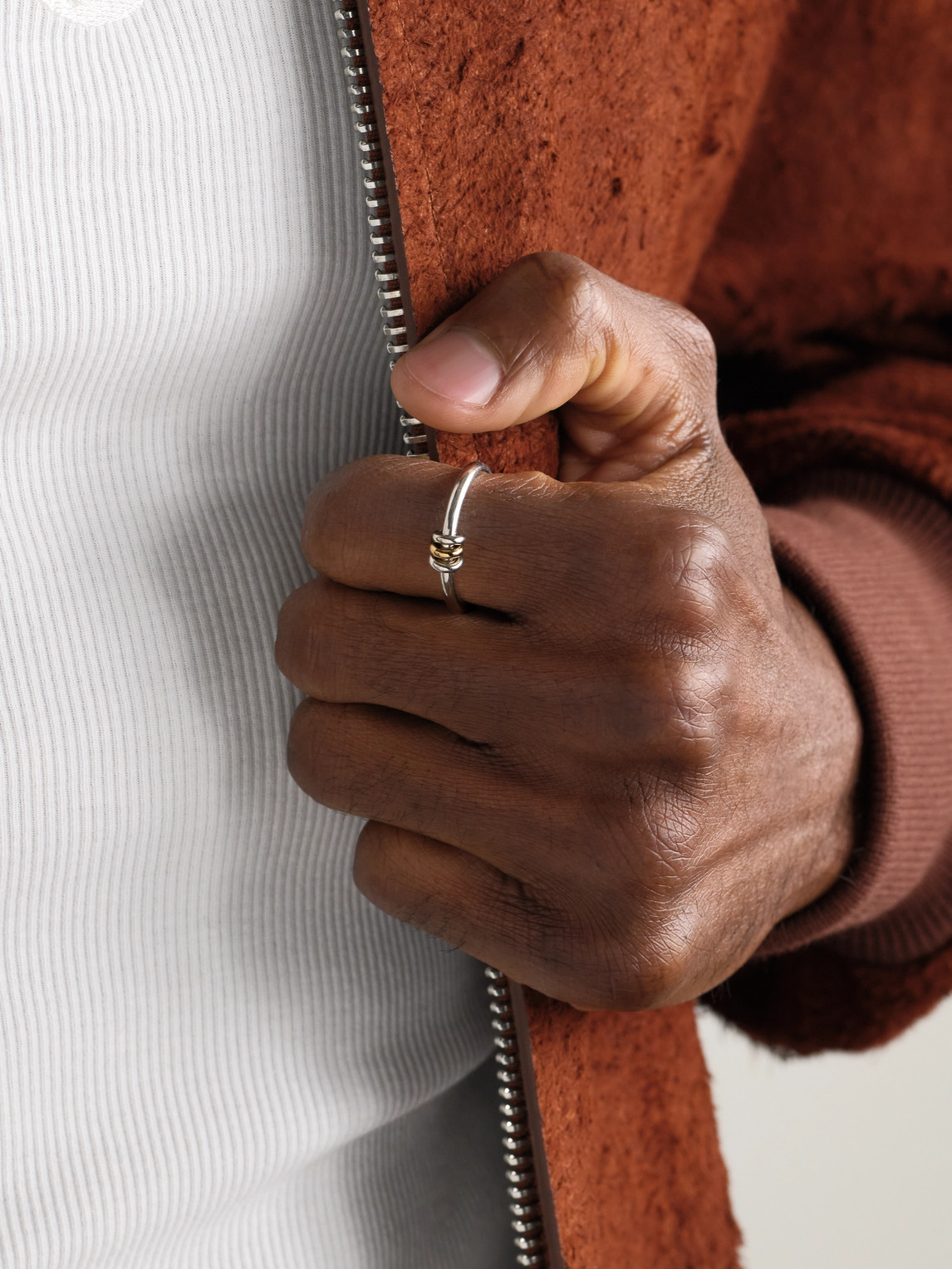 Spinelli Kilcollin Sirius Sterling Silver And 18-karat Gold Ring In Silver