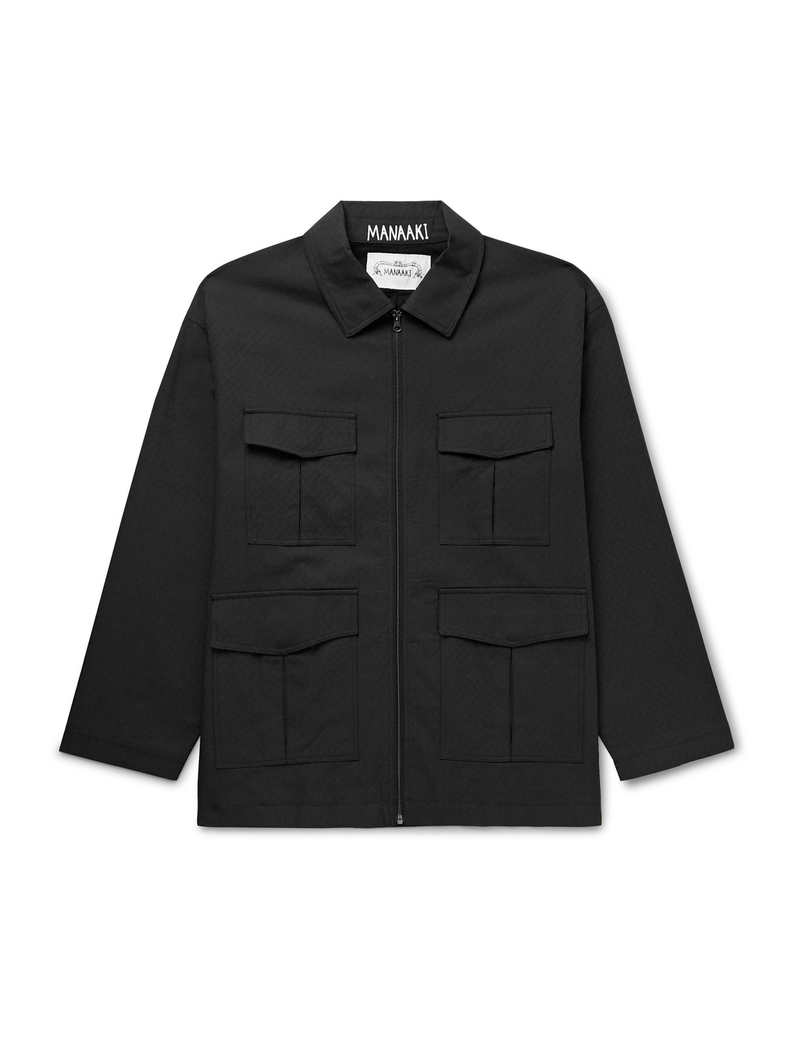 Raranga Cotton-Twill Jacket