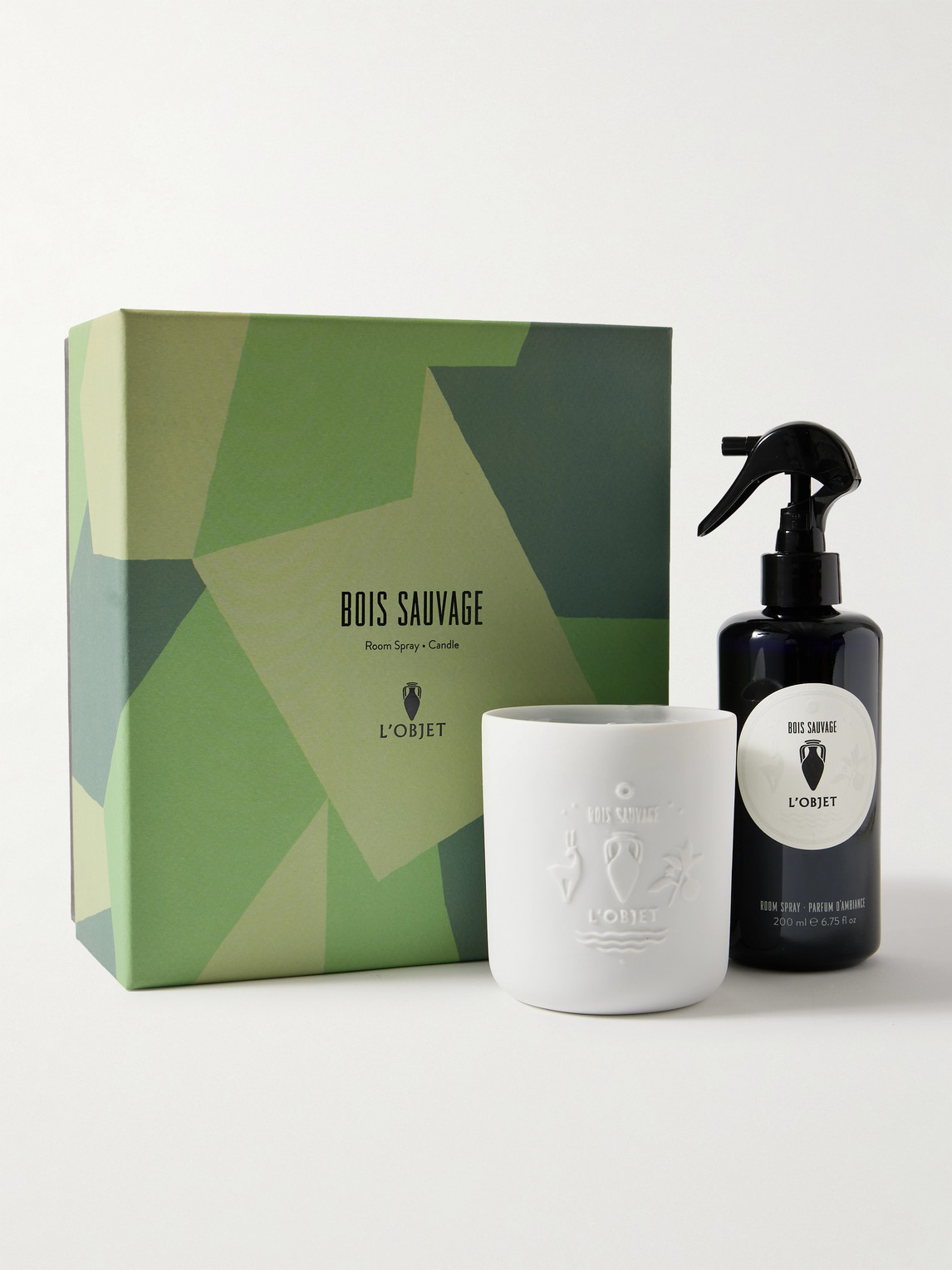 Room Spray and Candle Gift Set - Bois Sauvage