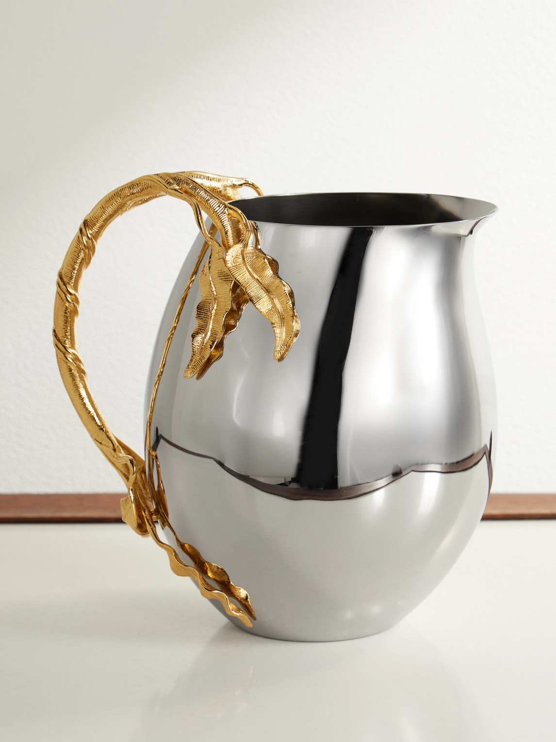 L'Objet Fern Stainless Steel and Gold-Plated Pitcher - Men