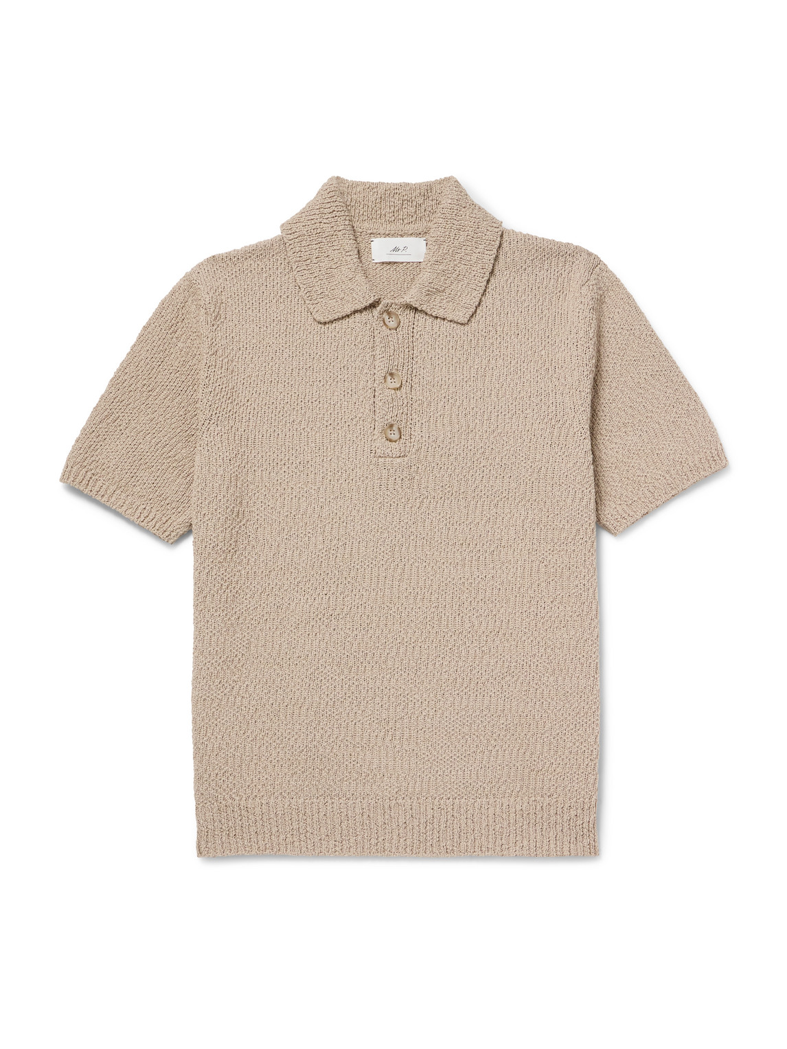Slub Cotton Polo Shirt