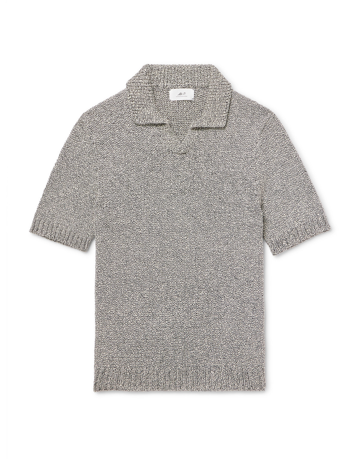 MR P. Organic Cotton-Bouclé Polo Shirt - Men