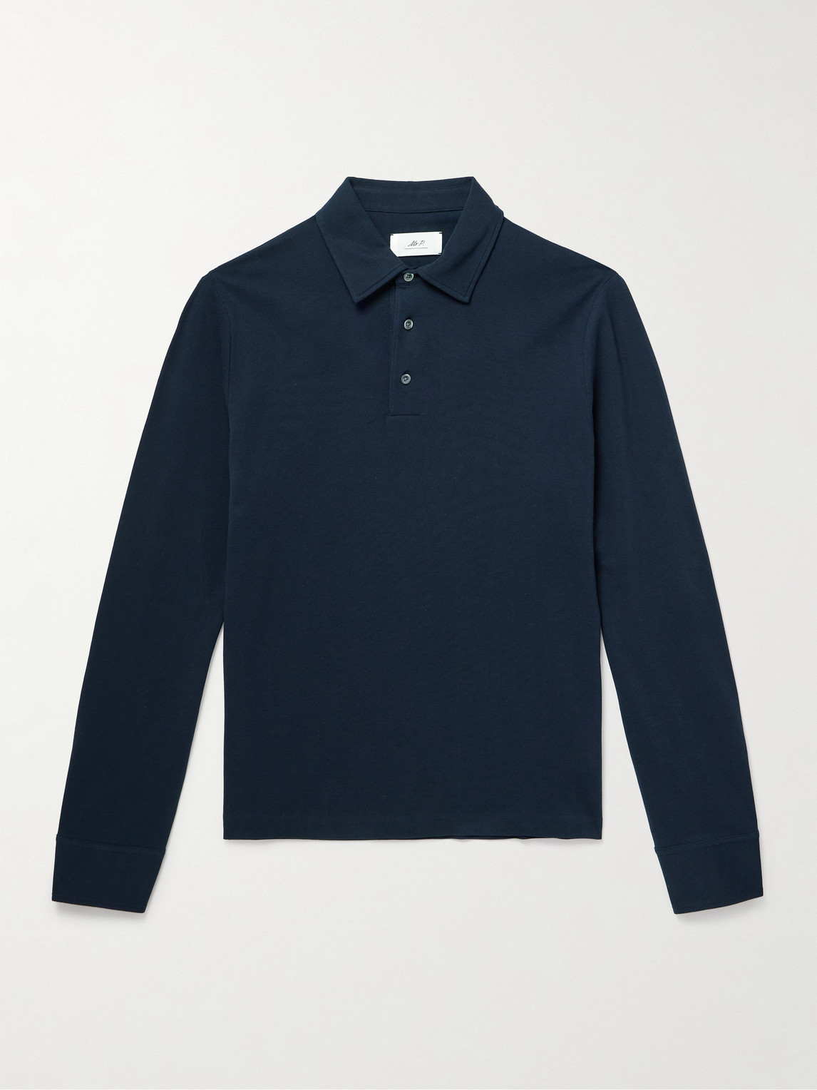 MR P. Good Earth Cotton-Piqué Polo Shirt - Men