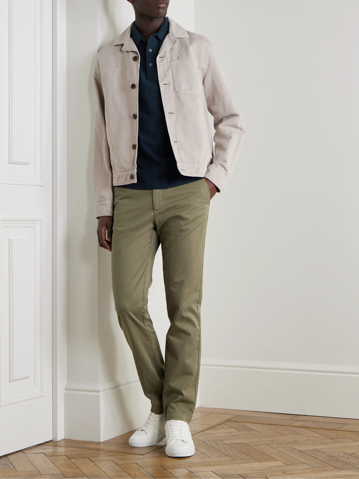 Cotton-Piqué Polo Shirt — 2