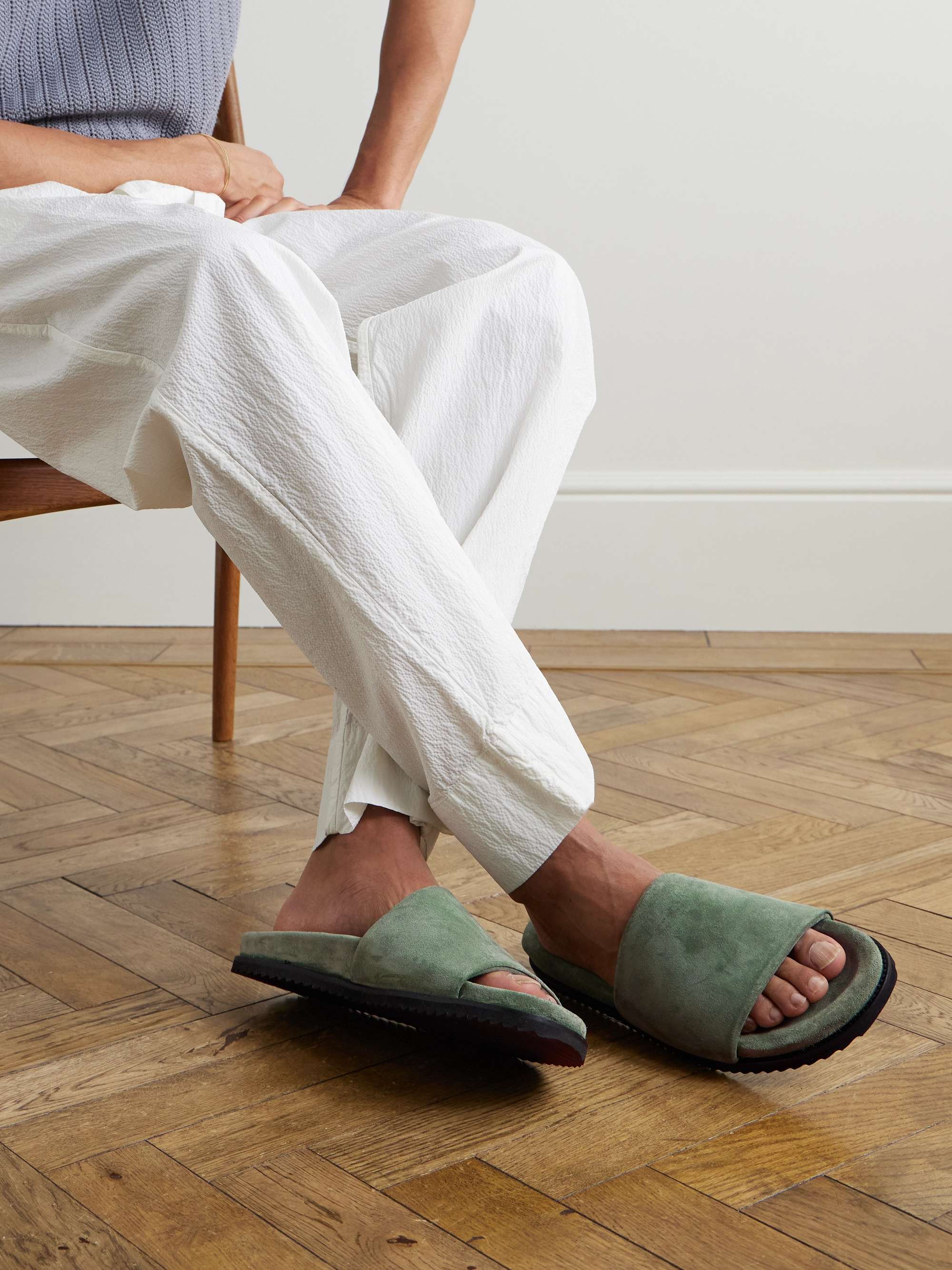 MR P. David Regenerated Suede by evolo® Sandals