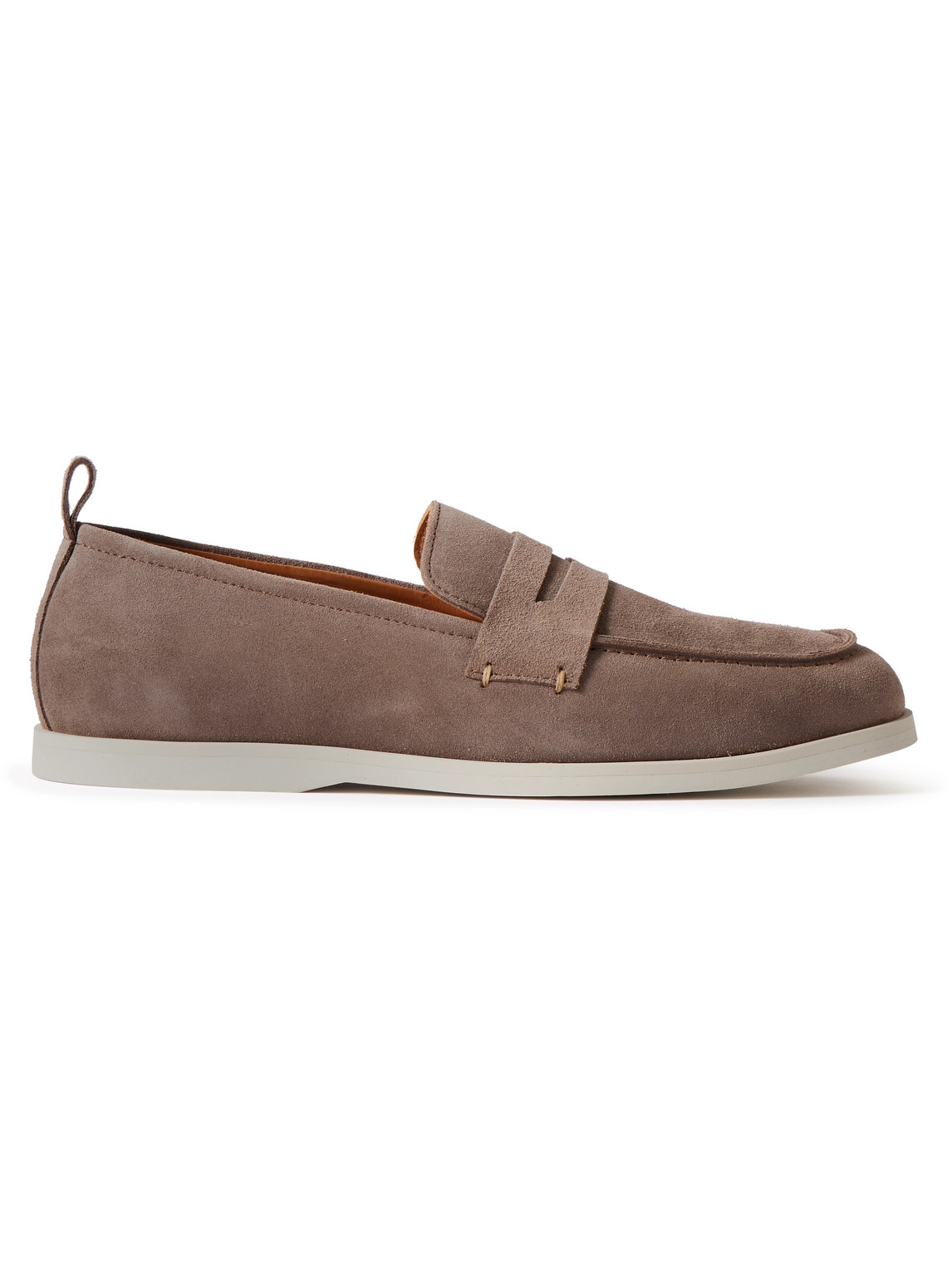 Leo Suede Penny Loafers