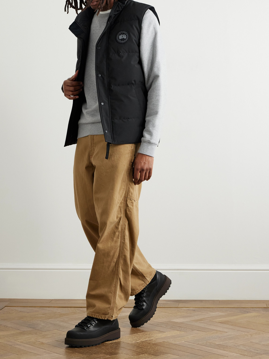 Black Label Garson Quilted Shell Down Gilet