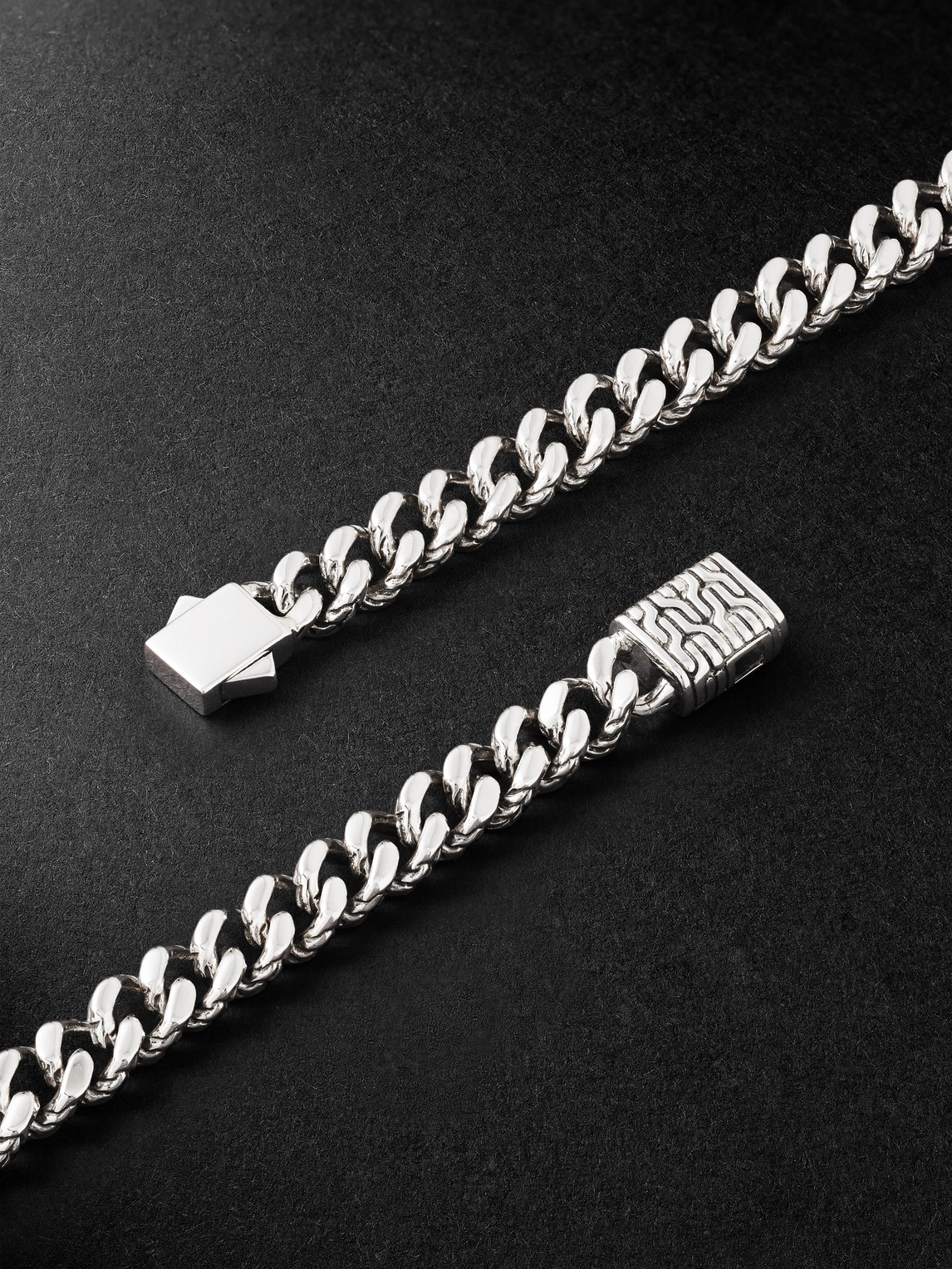 JOHN HARDY STERLING SILVER CURB CHAIN NECKLACE