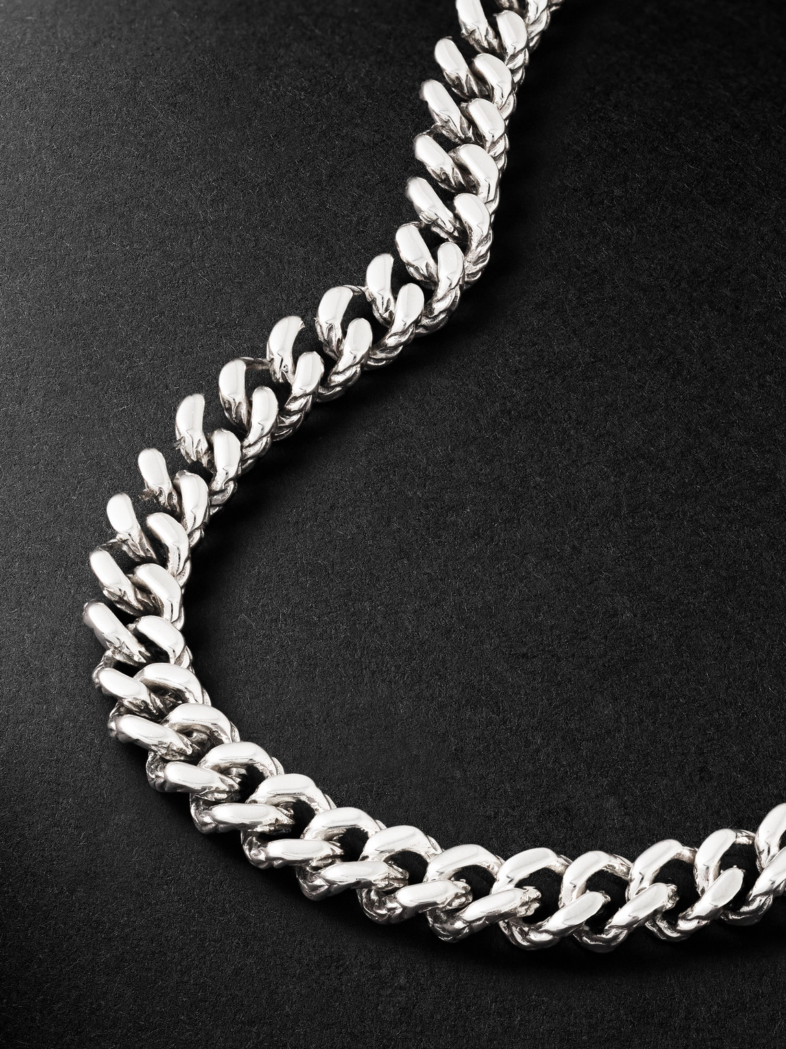 JOHN HARDY STERLING SILVER CURB CHAIN NECKLACE