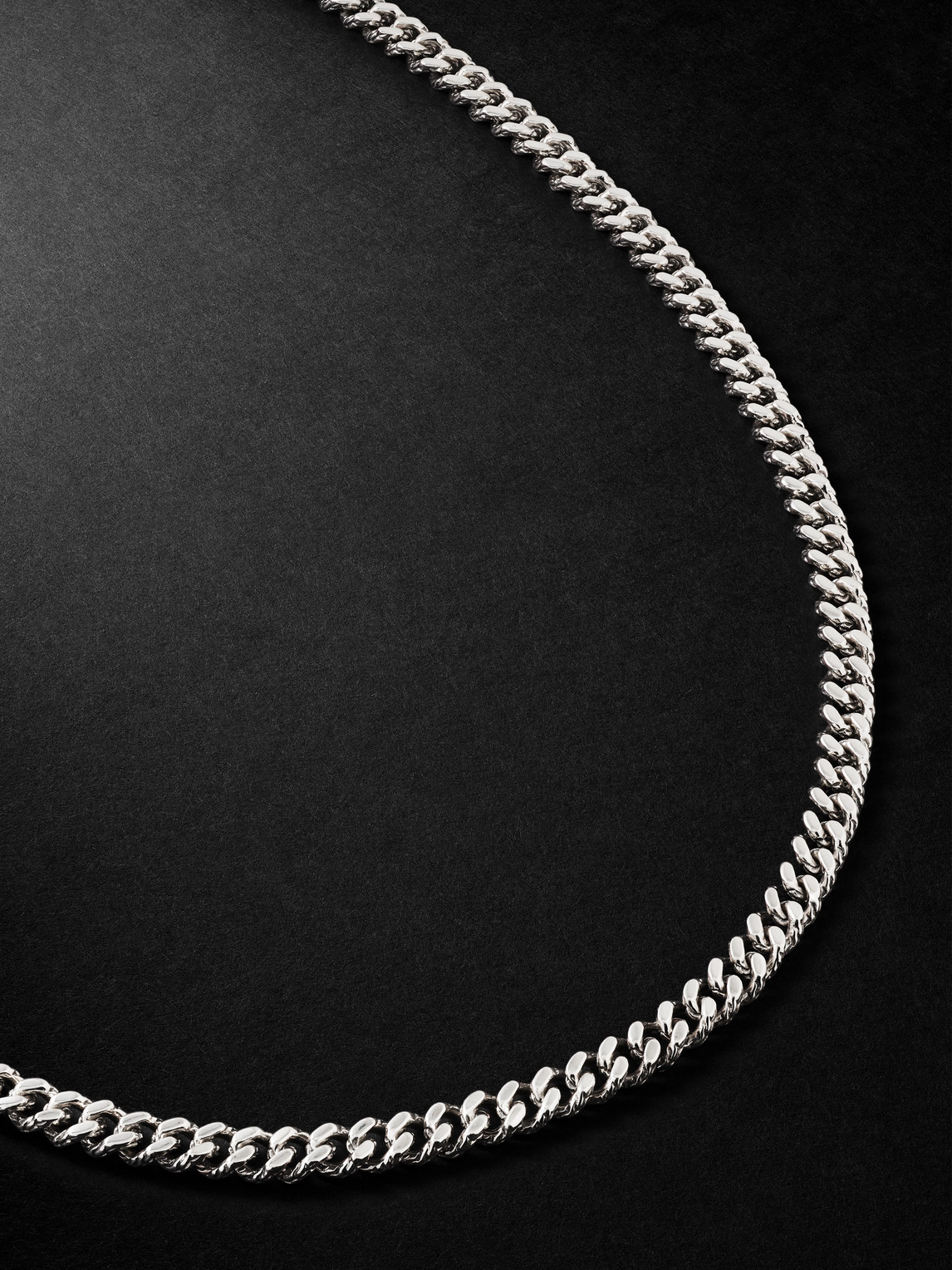 John Hardy Sterling Silver Curb Chain Necklace - Men