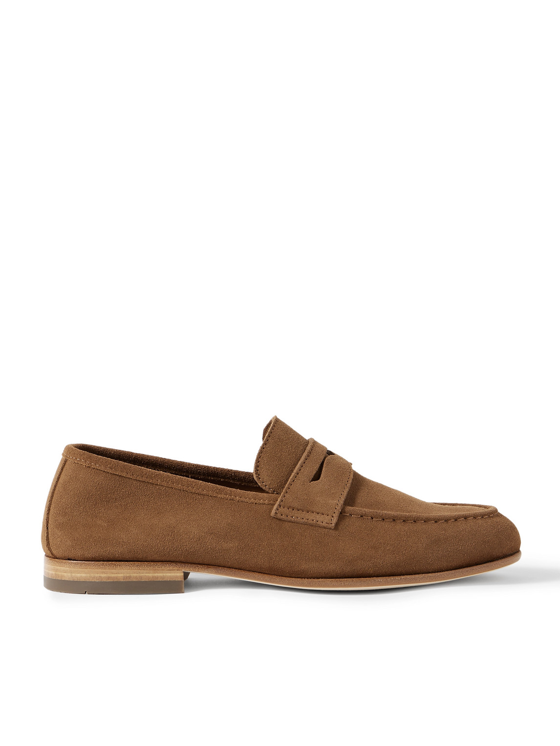Suede Penny Loafers
