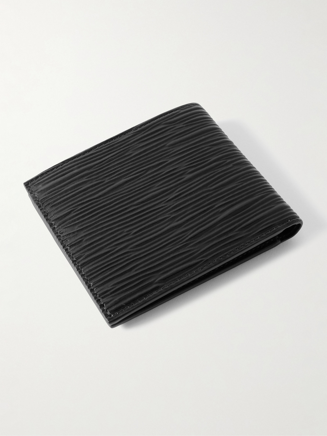 Montblanc Meisterstück 4810 Textured-leather Billfold Wallet In Black