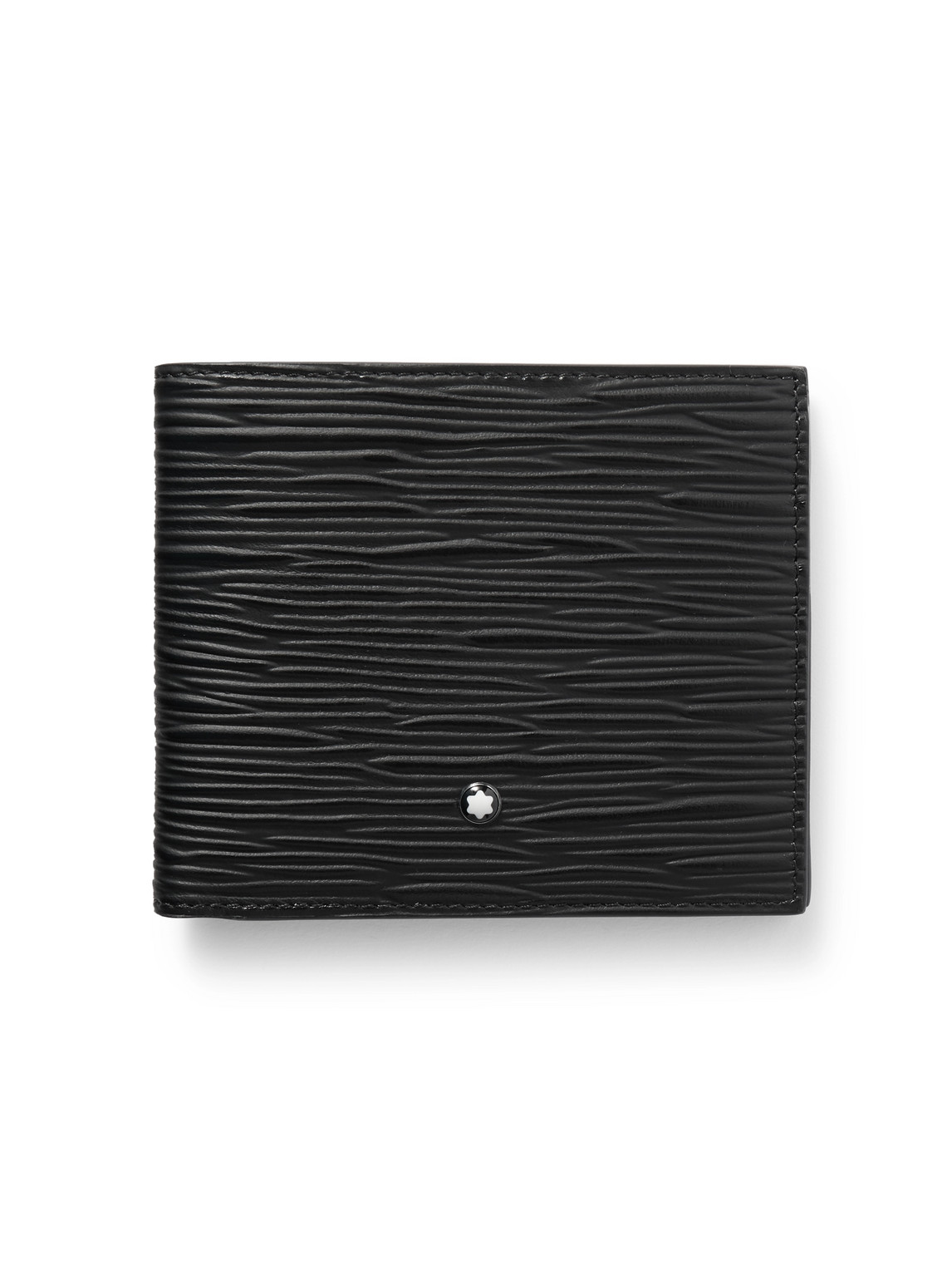 Montblanc Meisterstück 4810 Textured-leather Billfold Wallet In Black