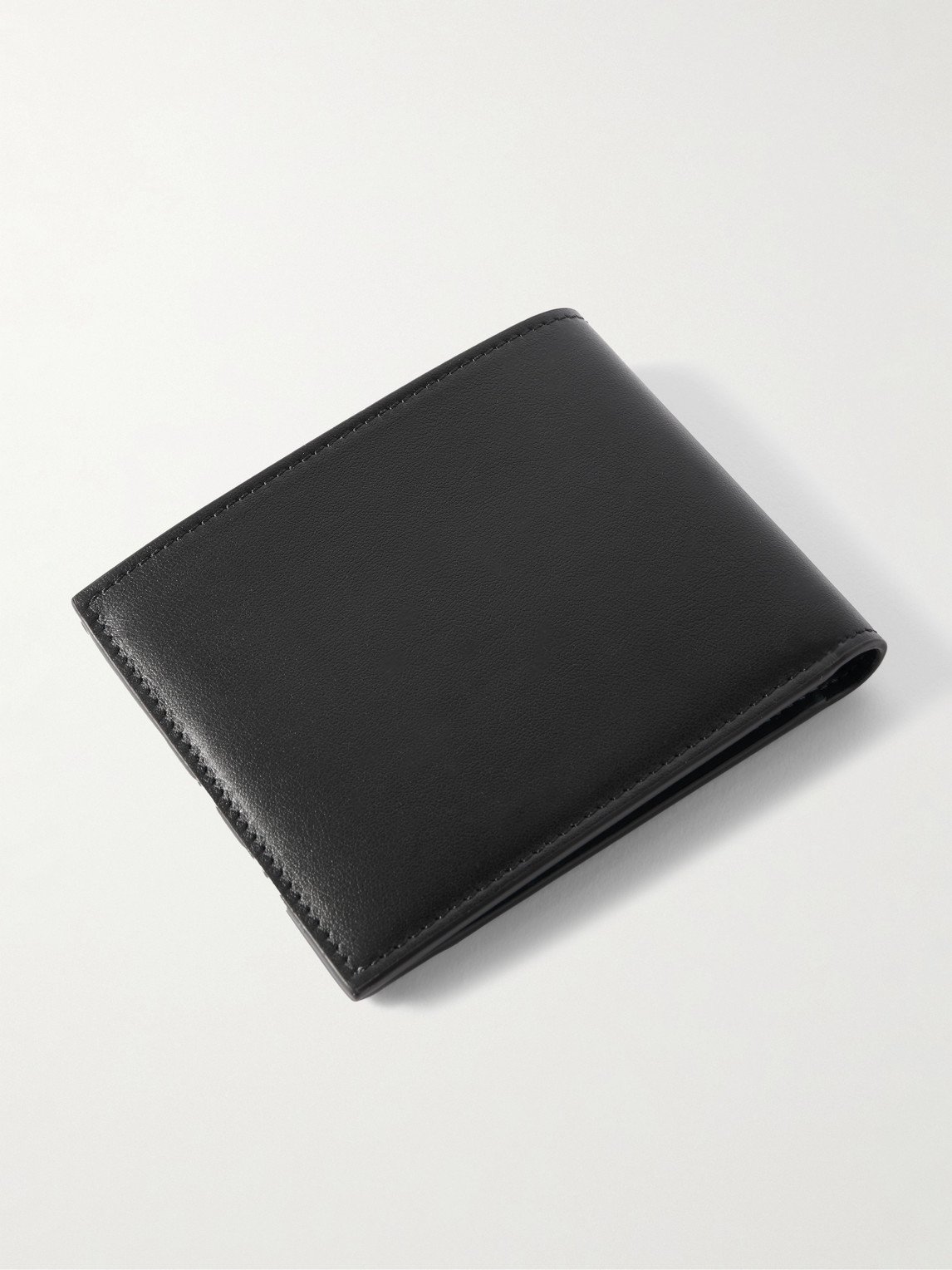 Montblanc Leather Billfold Wallet In Black