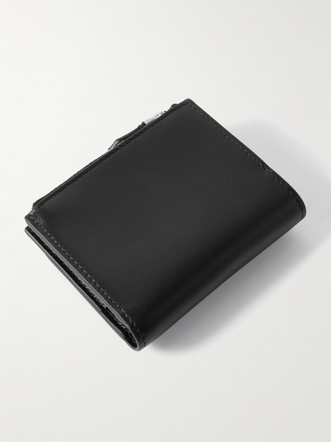 Montblanc Mini Leather Wallet In Black