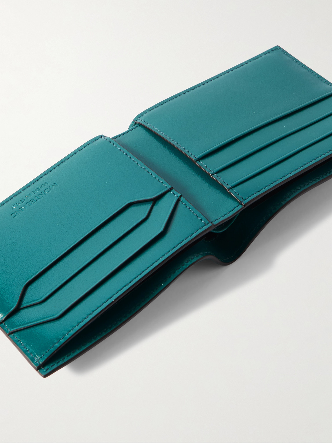Montblanc Meisterstück Dégradé Leather Billfold Wallet In Blue