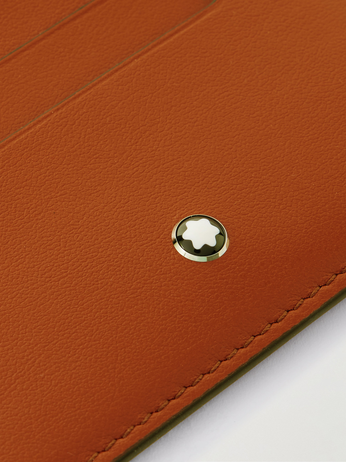 Montblanc Leather Cardholder In Brown