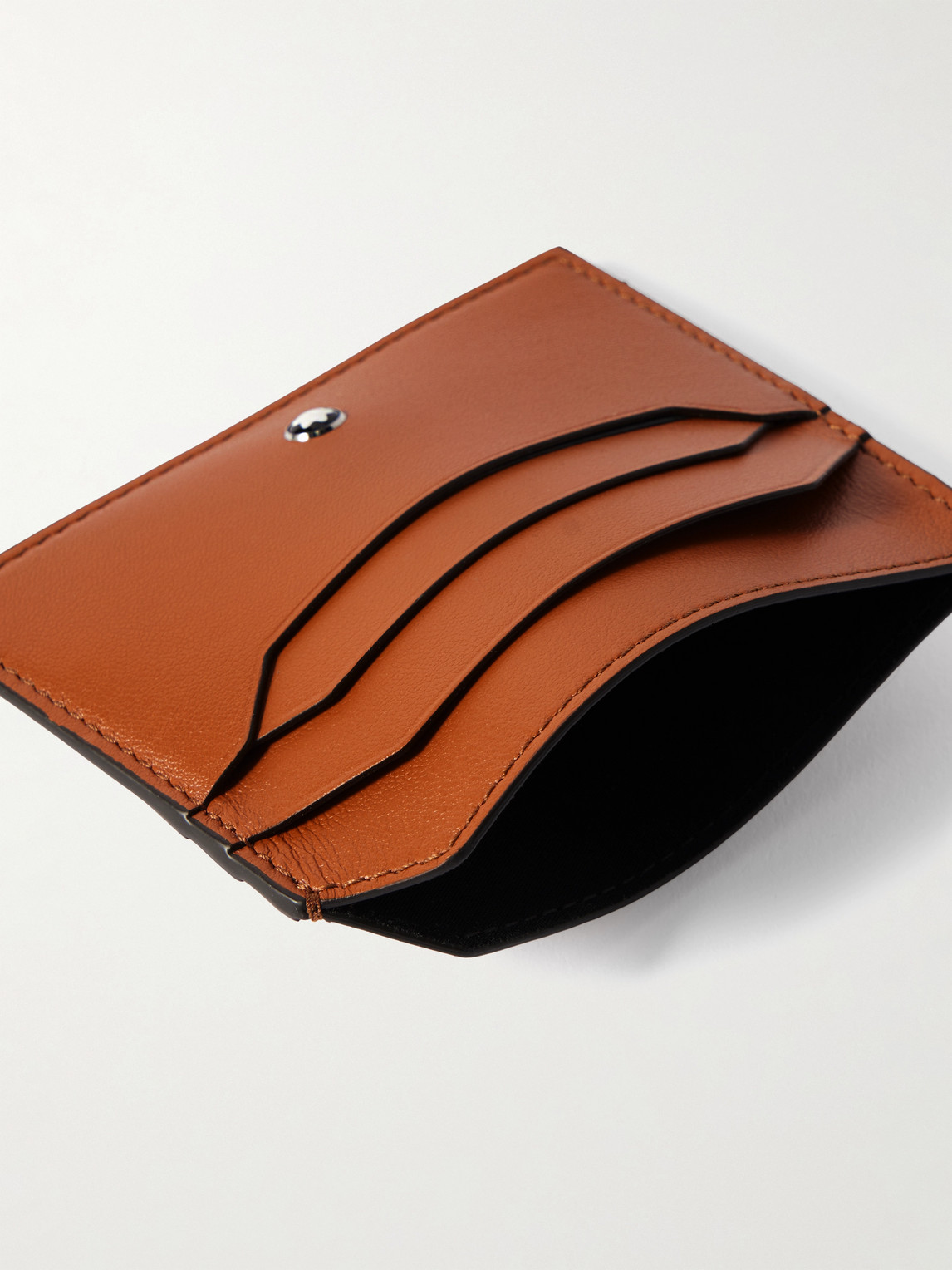 Montblanc Leather Cardholder In Brown