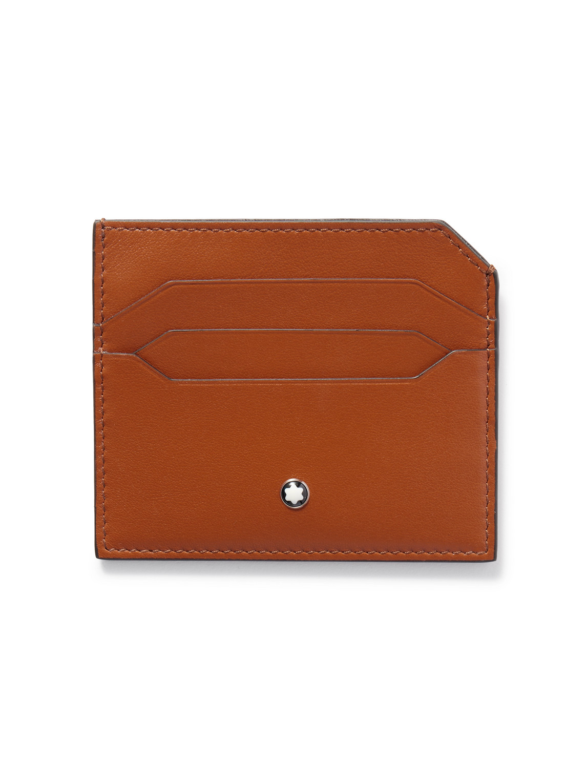 Montblanc Leather Cardholder In Brown