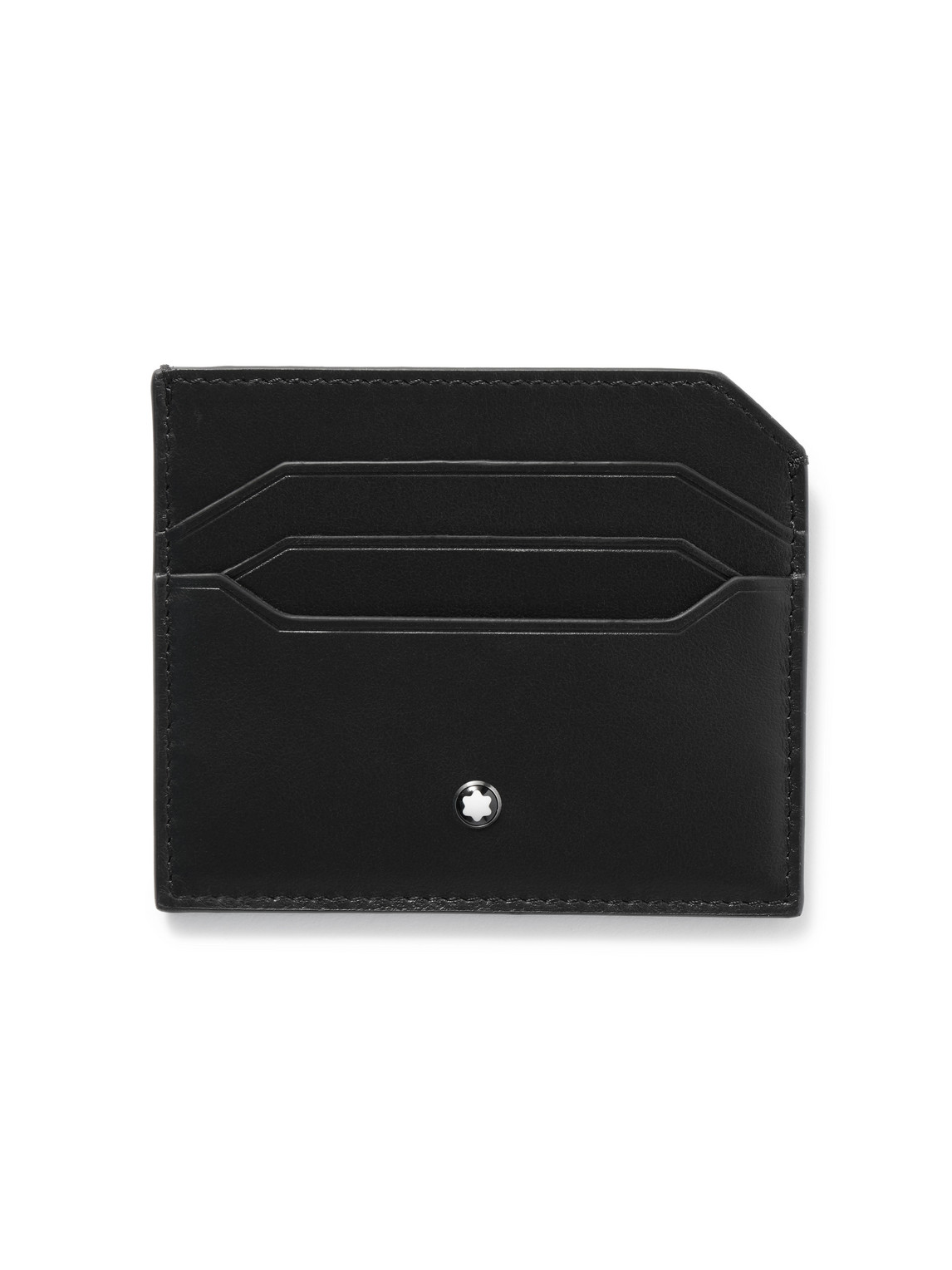Montblanc Leather Cardholder In Black