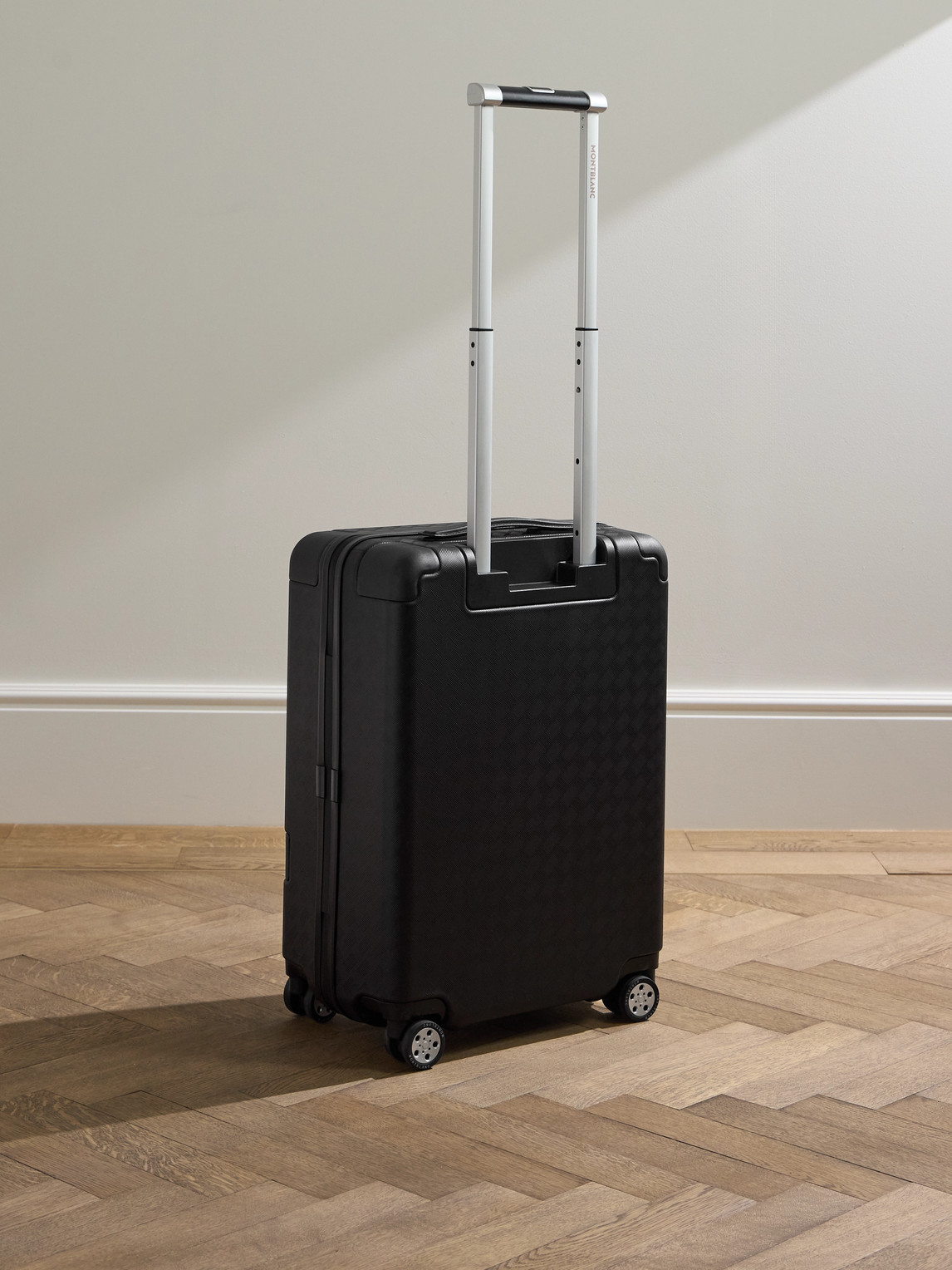 Montblanc #my4810 Extreme 3.0 Textured-leather Carry-on Suitcase In Black