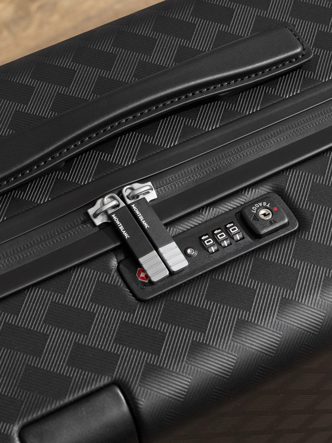 Montblanc #my4810 Extreme 3.0 Textured-leather Carry-on Suitcase In Black