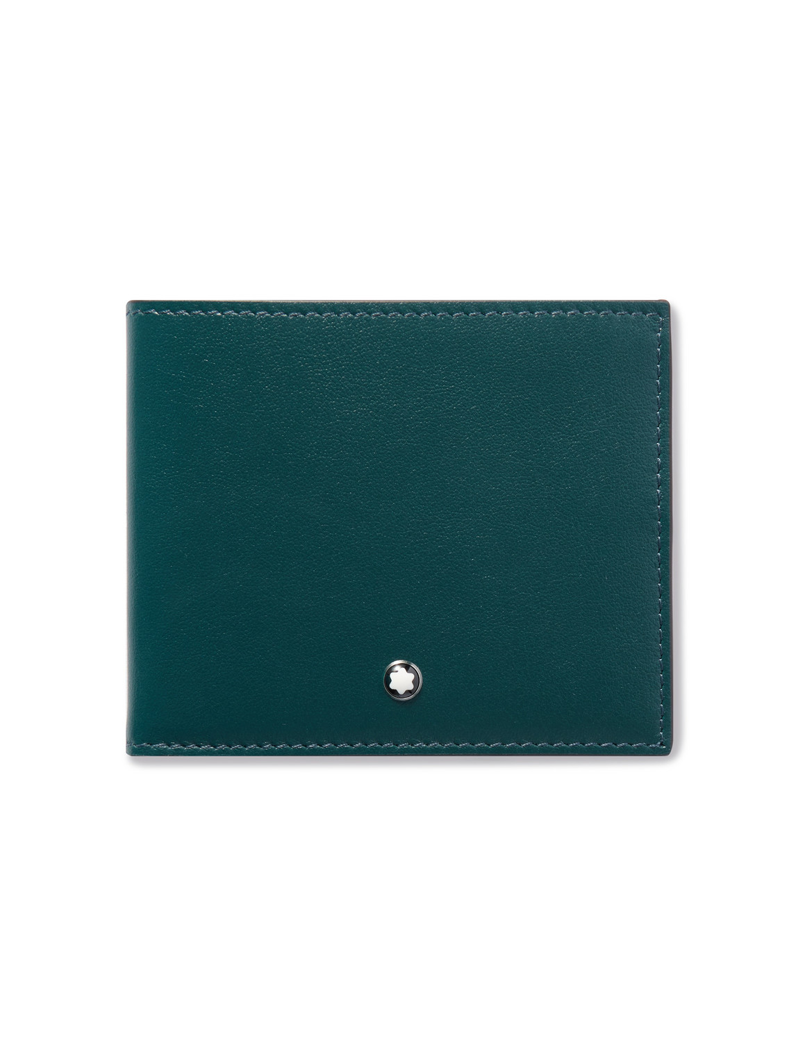Montblanc Leather Billfold Wallet In Green