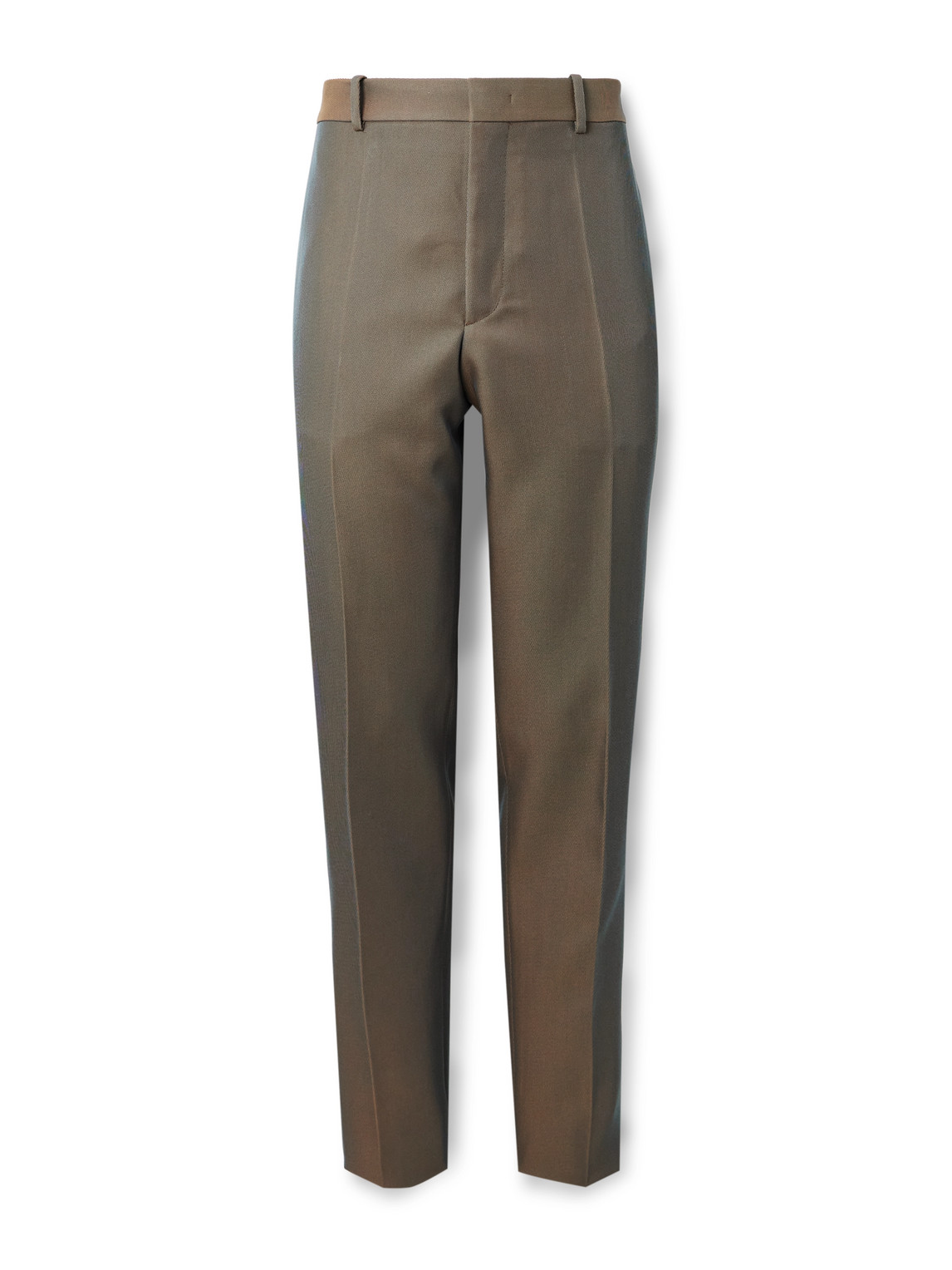 Jil Sander Straight-leg Virgin Wool-blend Twill Trousers In Neutrals