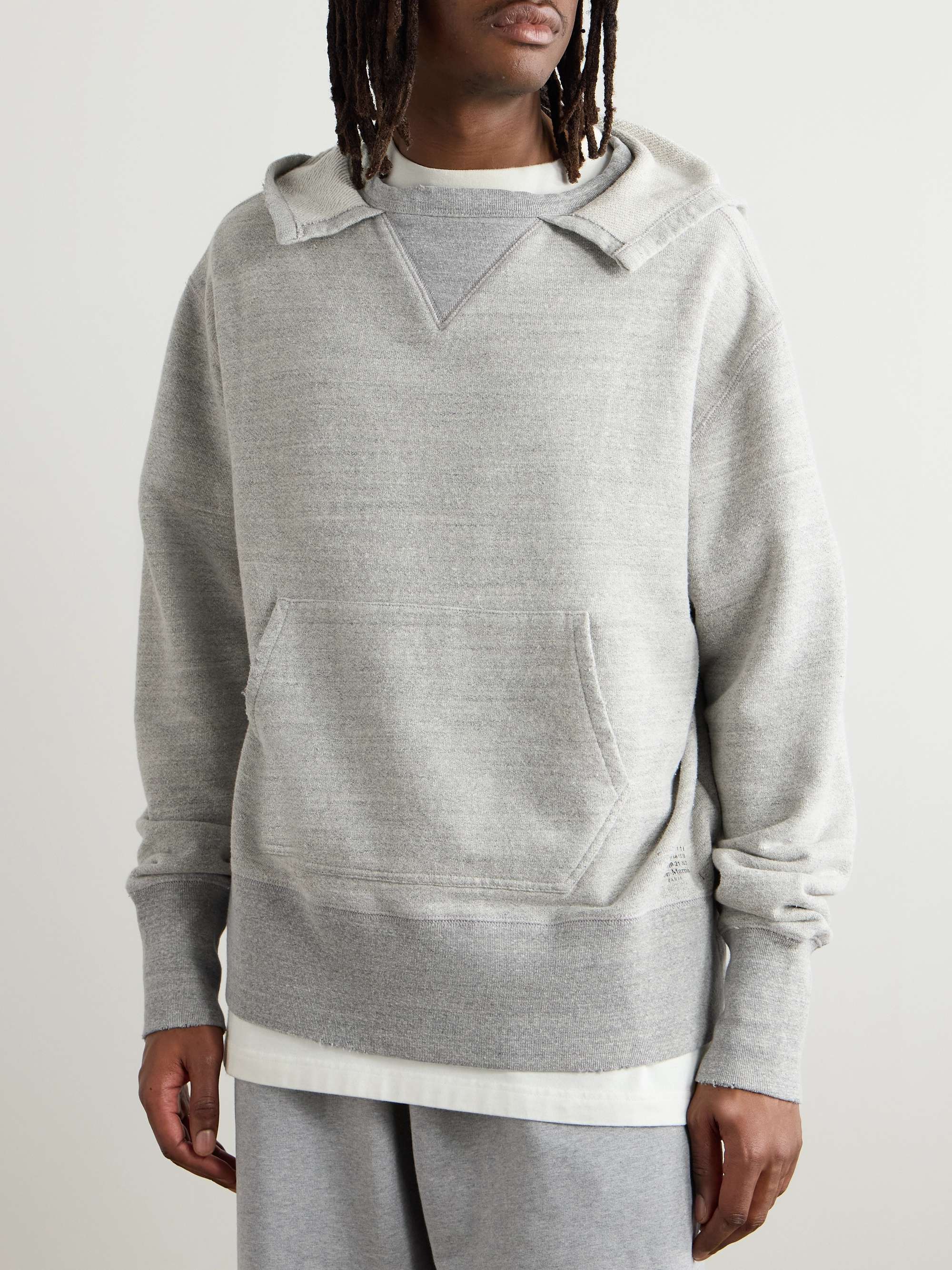 MAISON MARGIELA Cotton-Jersey Hoodie for Men | MR PORTER MAISON MARGIELA Cotton-Jersey Hoodie for Men | MR PORTER