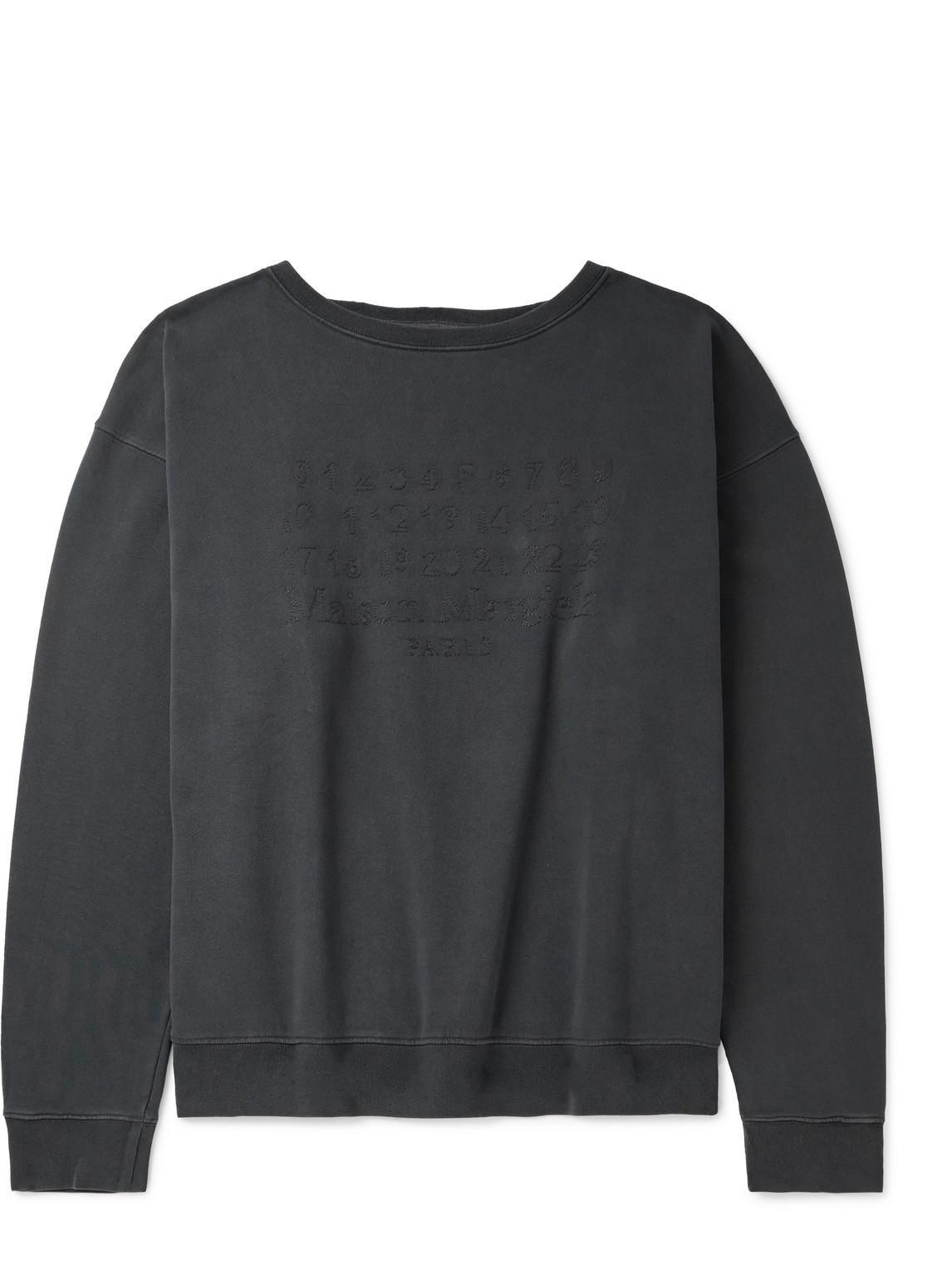Oversized Logo-Embroidered Cotton-Jersey Sweatshirt