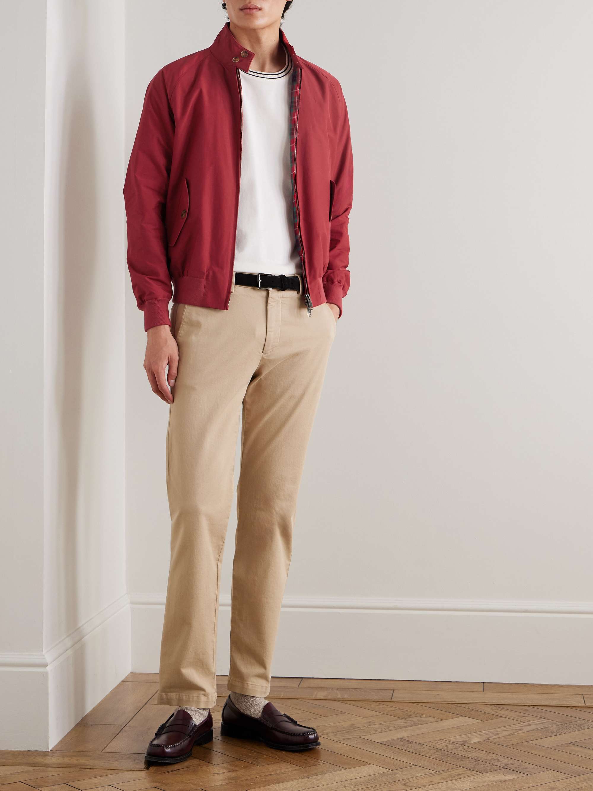 BARACUTA G9 Cotton-Blend Harrington Jacket