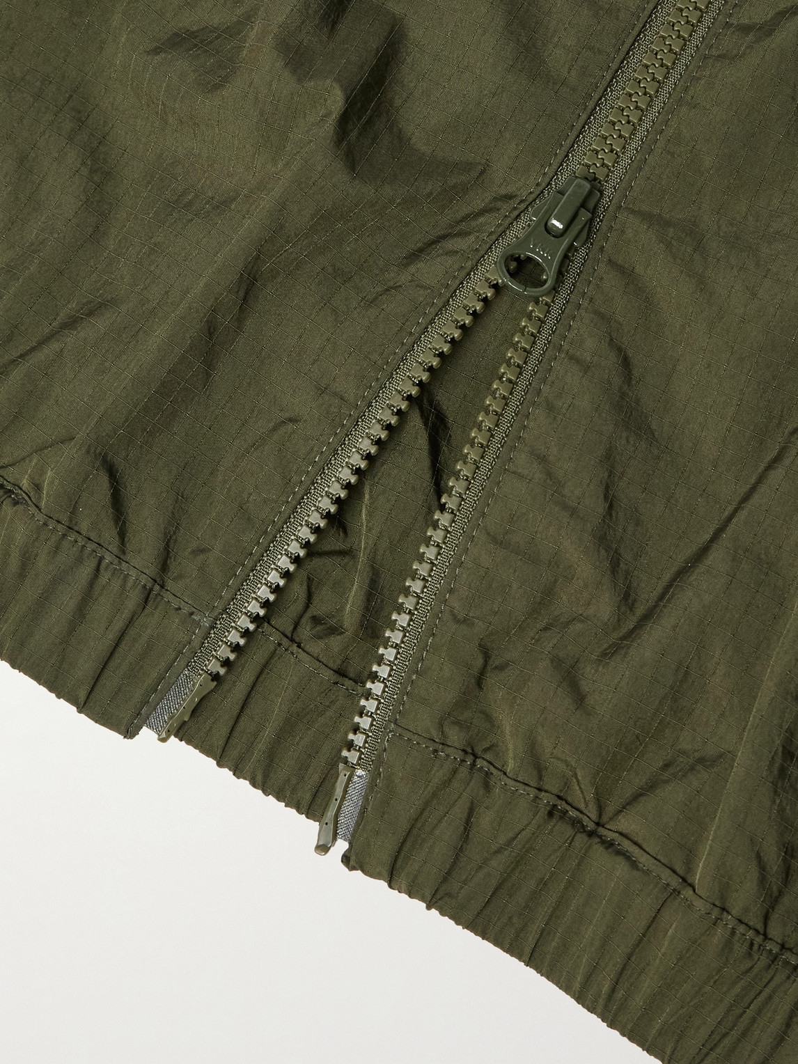 Shop Baracuta G9 Logo-print Shell Harrington Jacket In Green