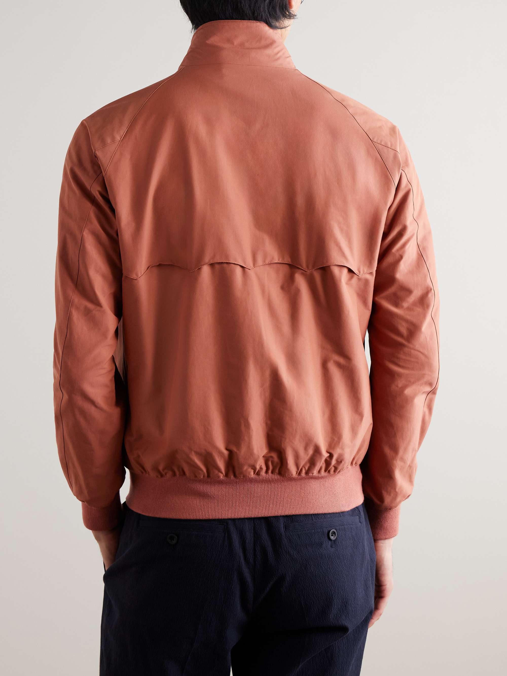 BARACUTA G9 Harrington-Jacke aus einer Baumwollmischung