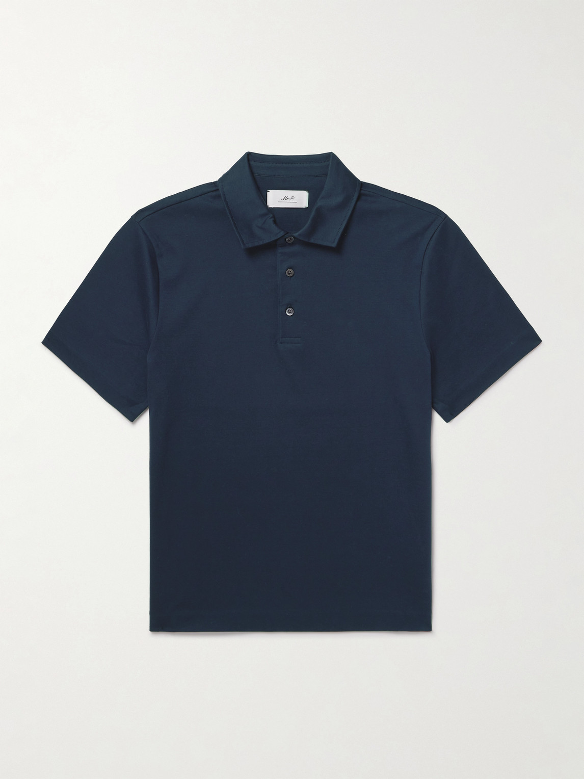 MR P. Mercerised Cotton Polo Shirt - Men