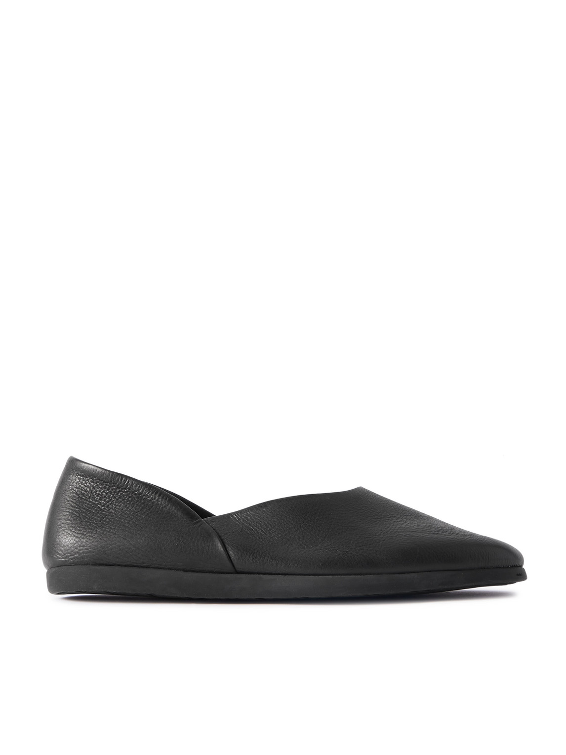 Stòffa Full-grain Leather Loafers In Black