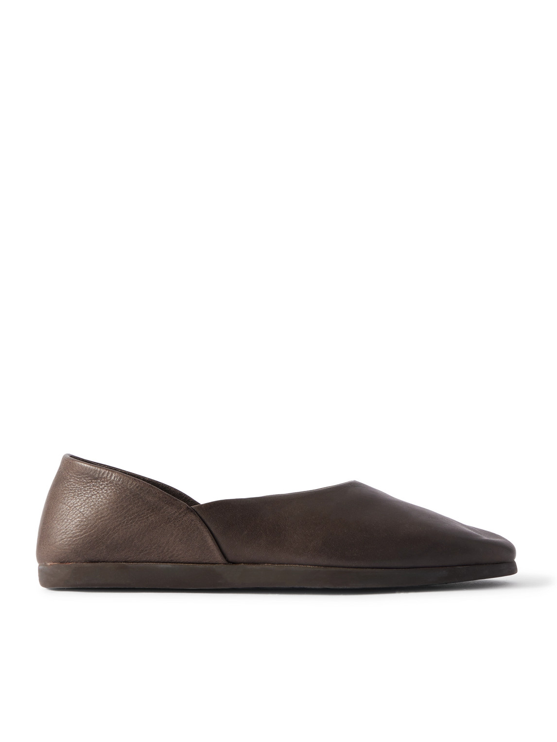 Stòffa Full-grain Leather Loafers In Blue